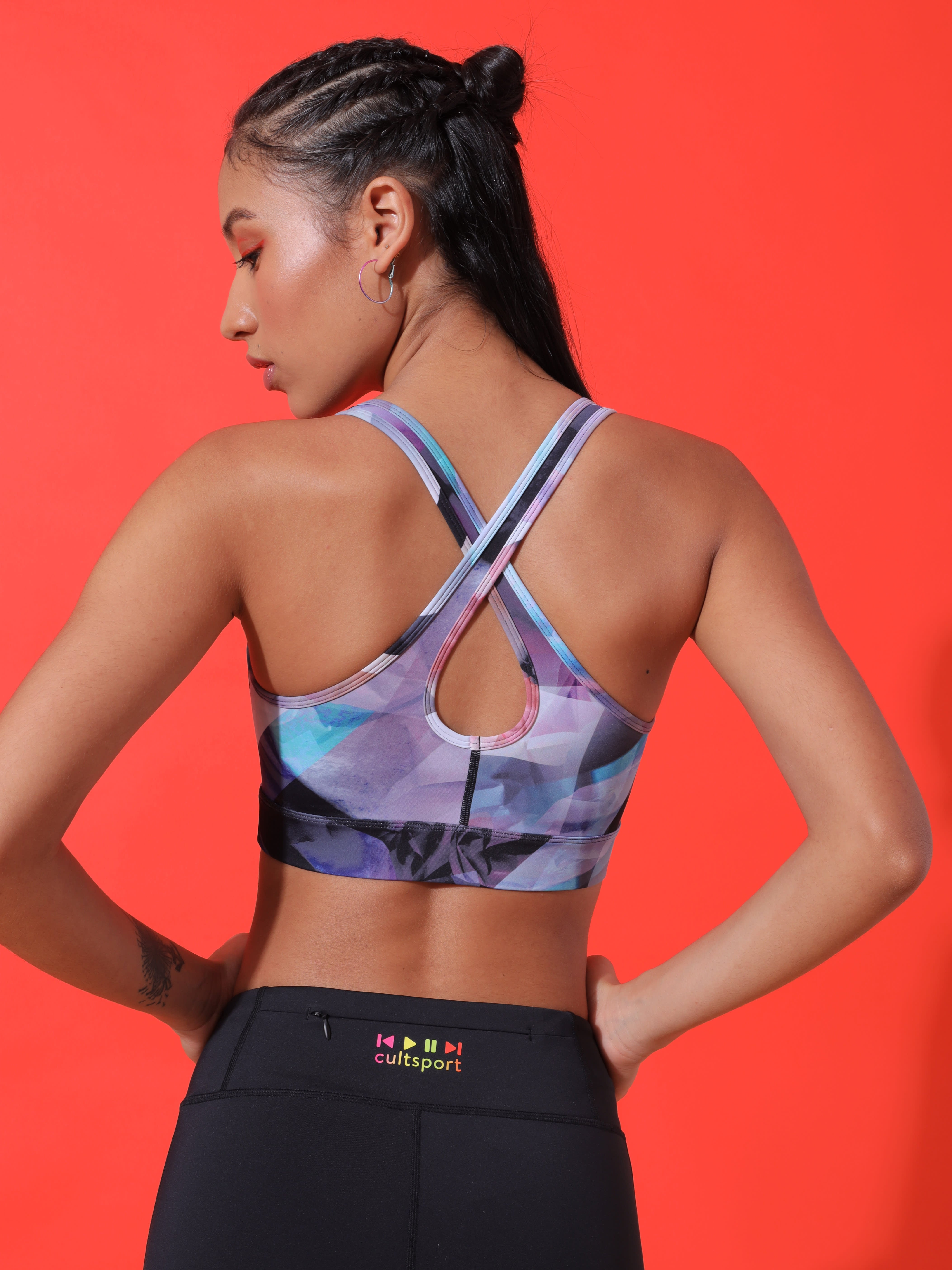 Prism Print Sports Bra