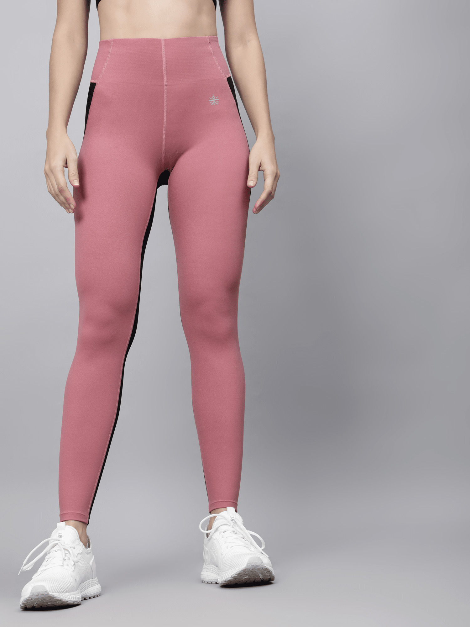 AbsoluteFit Enhance Black+Rose Workout Leggings