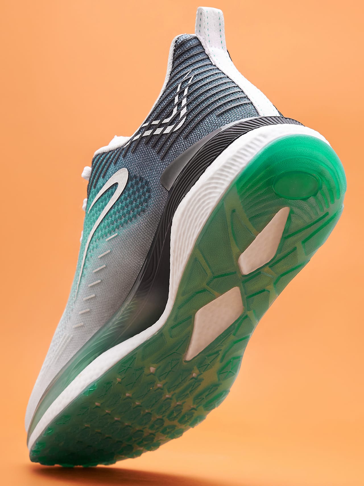 Avant Men's BounceMax Walking Shoes - White/Grey/Green