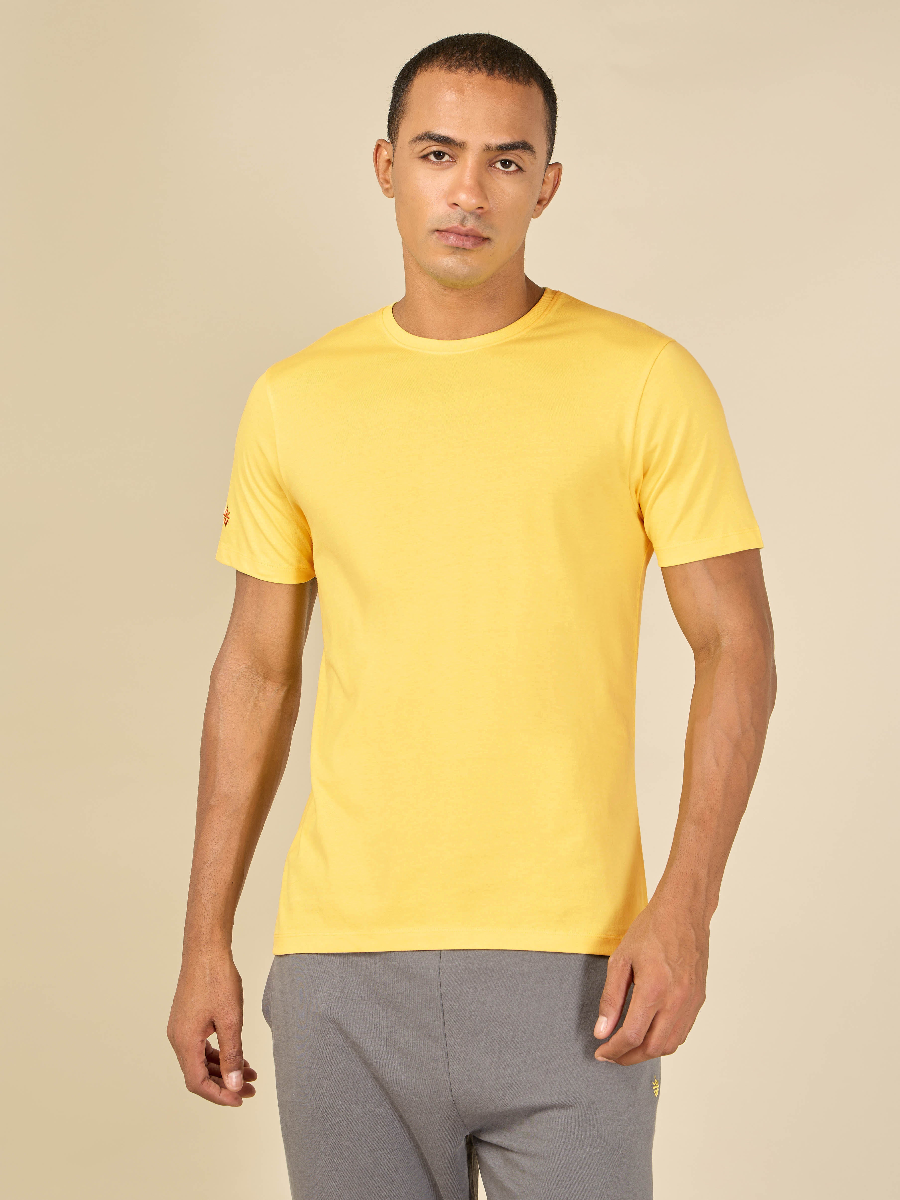 Yellow Cult Leisure T-shirt for Men