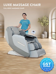 Cult LUXE Massage Chair | Zero Gravity with AI Voice & Bluetooth | 3D Experience | Smart Dial & 18 Preset Programs | Smart Touch Screen