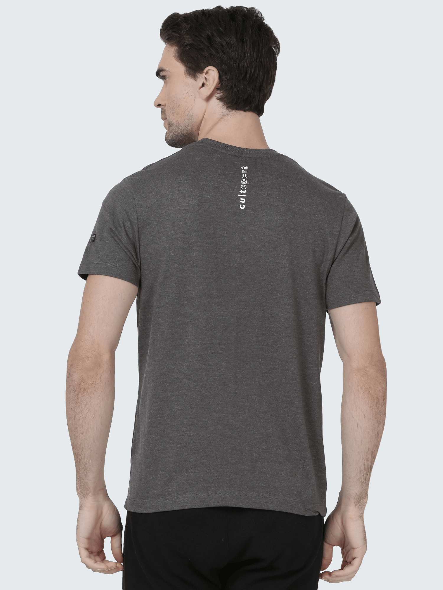 Everydays digit Anthra Cotton Tee