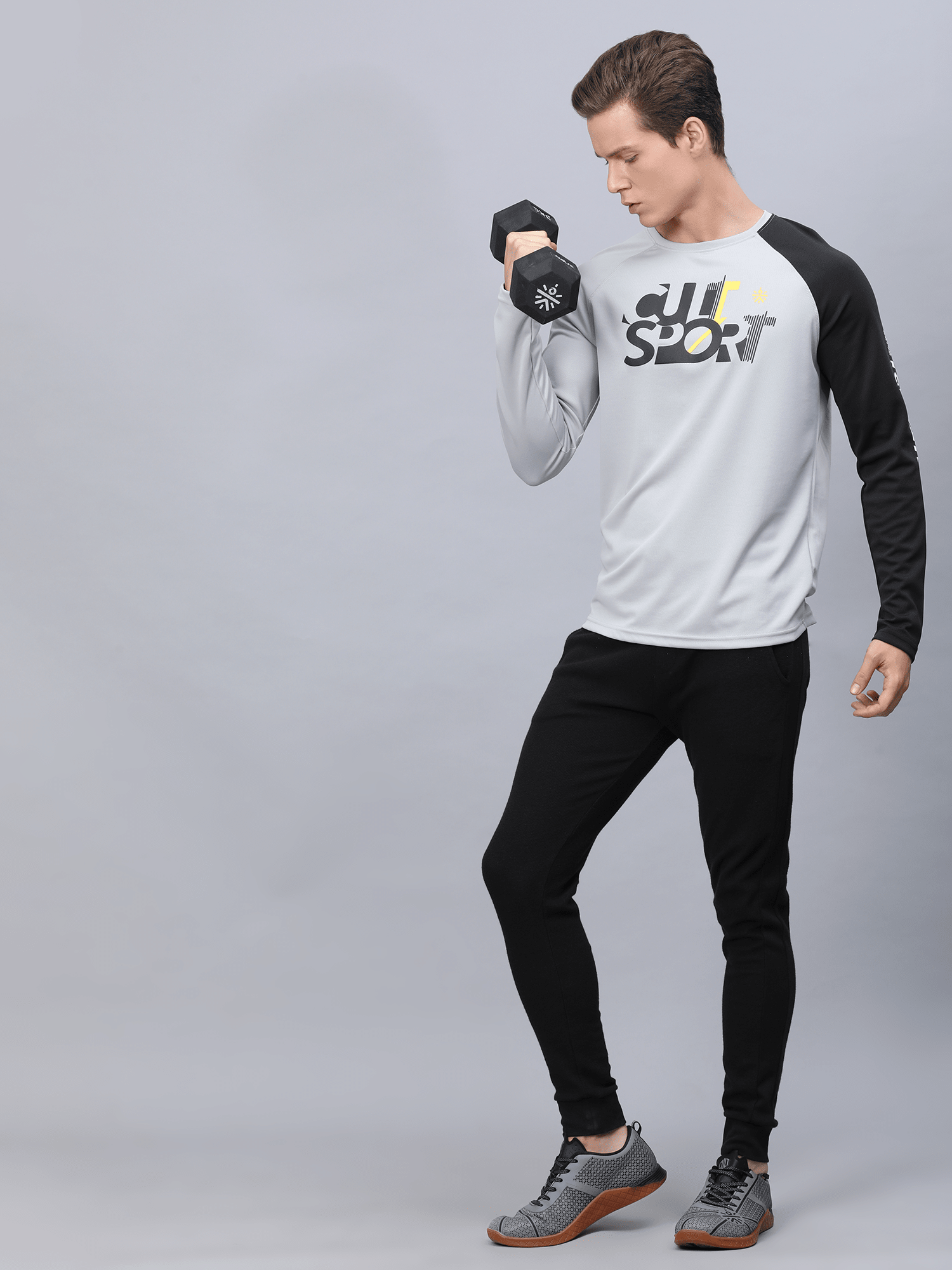 Abstract Unit Grey Tee