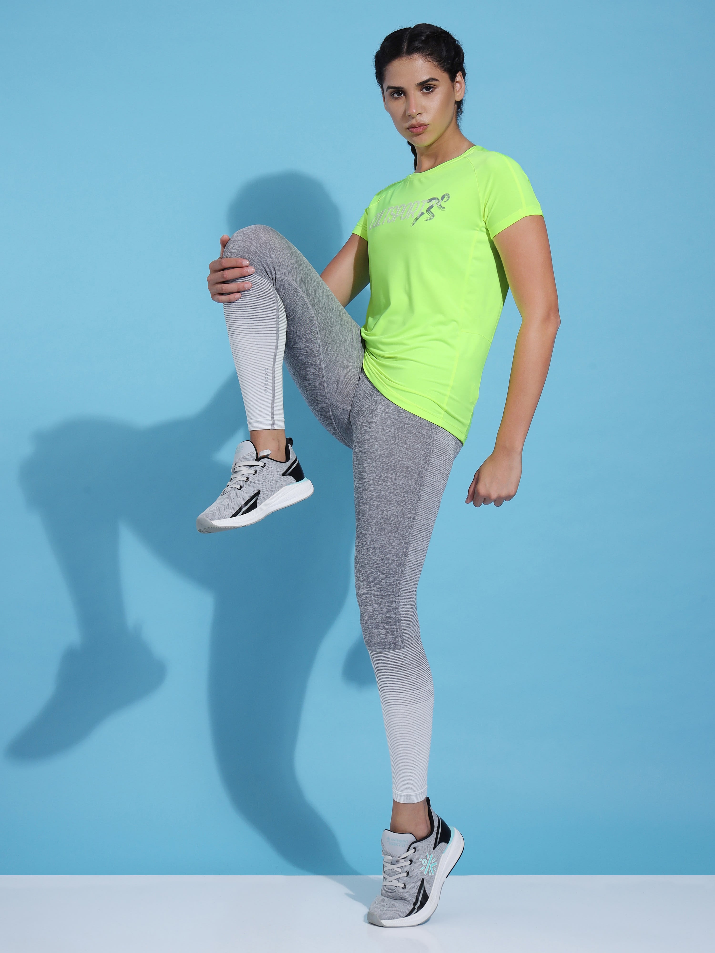 Typographic Print Running T-shirt