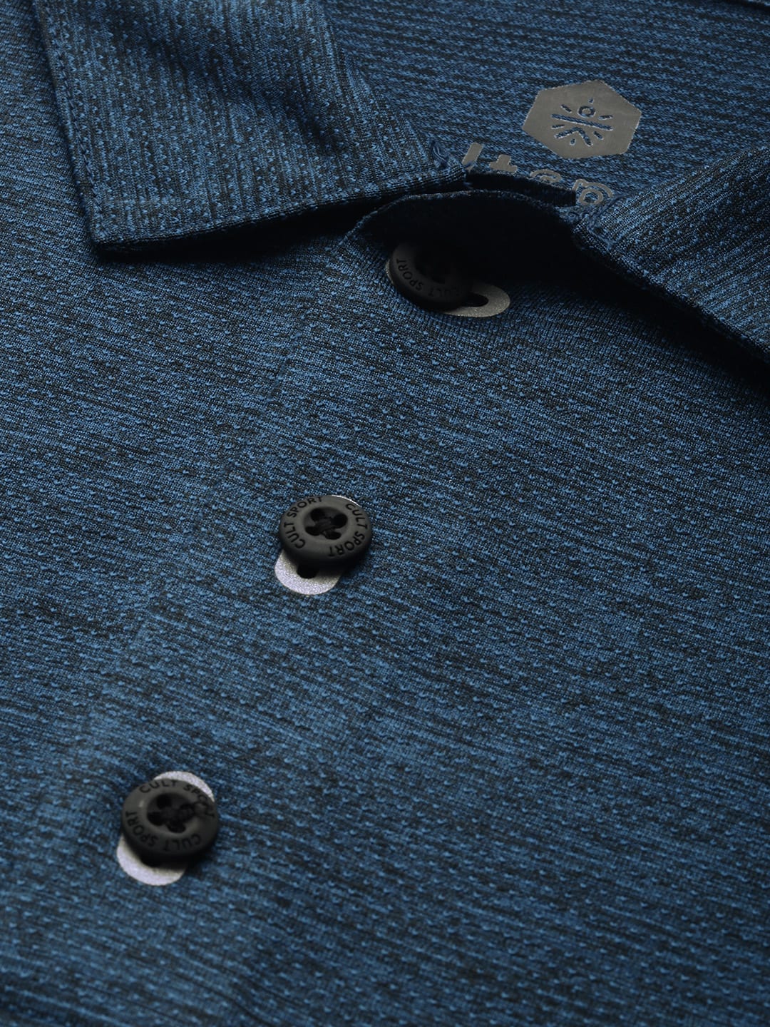 Blakout Sheen Teal Relaxed Polo