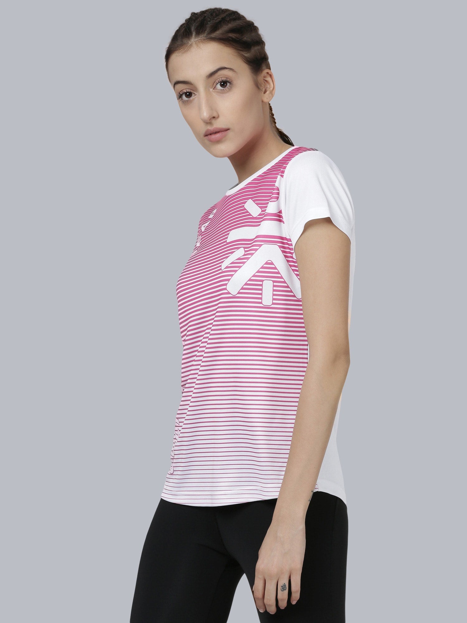 Dugout Cult White Pink Relaxed Tee