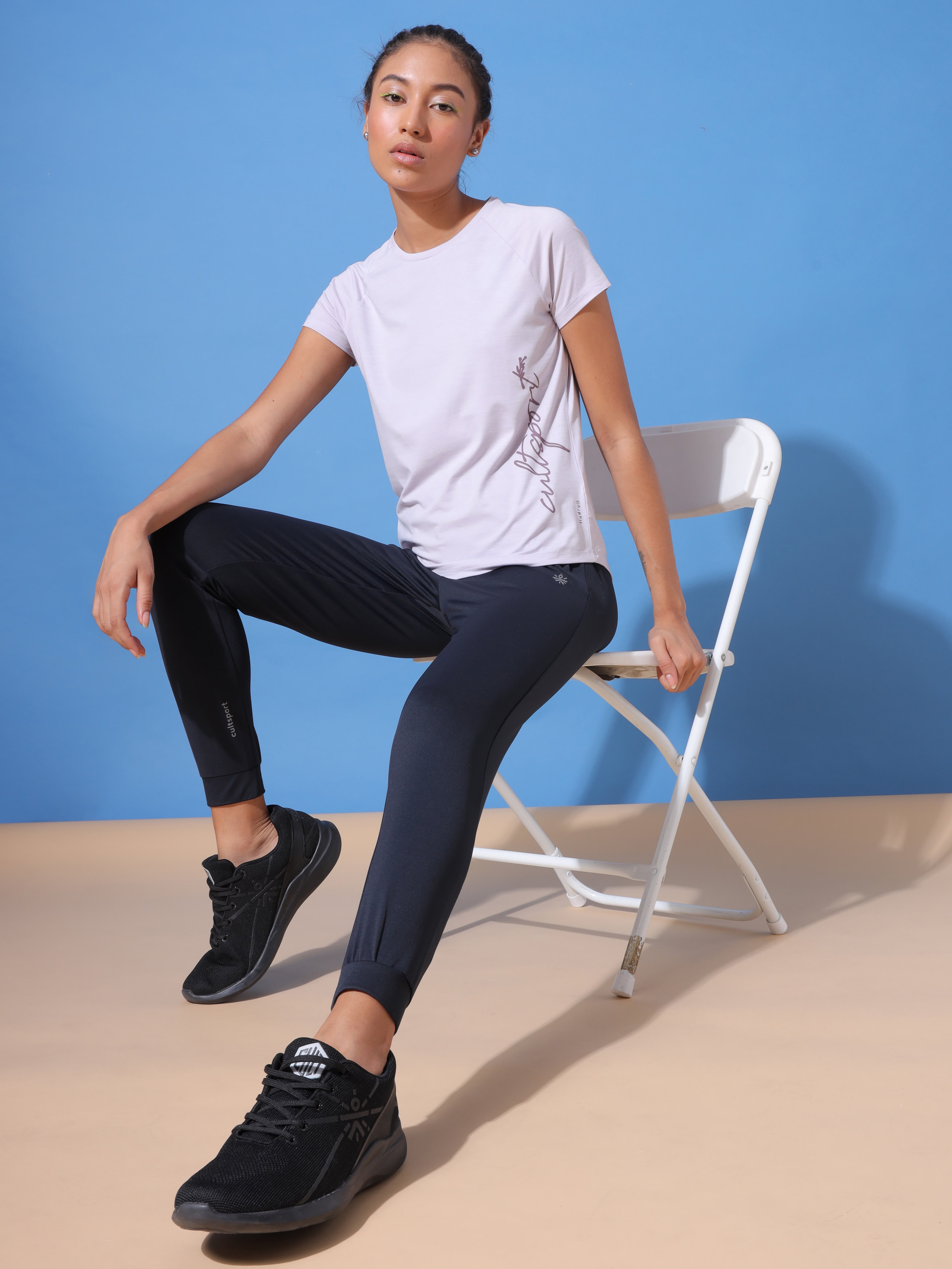 Graphic Print Workout T-shirt