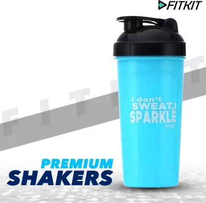 Fitkit FK67.60.003-05 Classic 700 ml Shaker (Pack of 1, Blue)