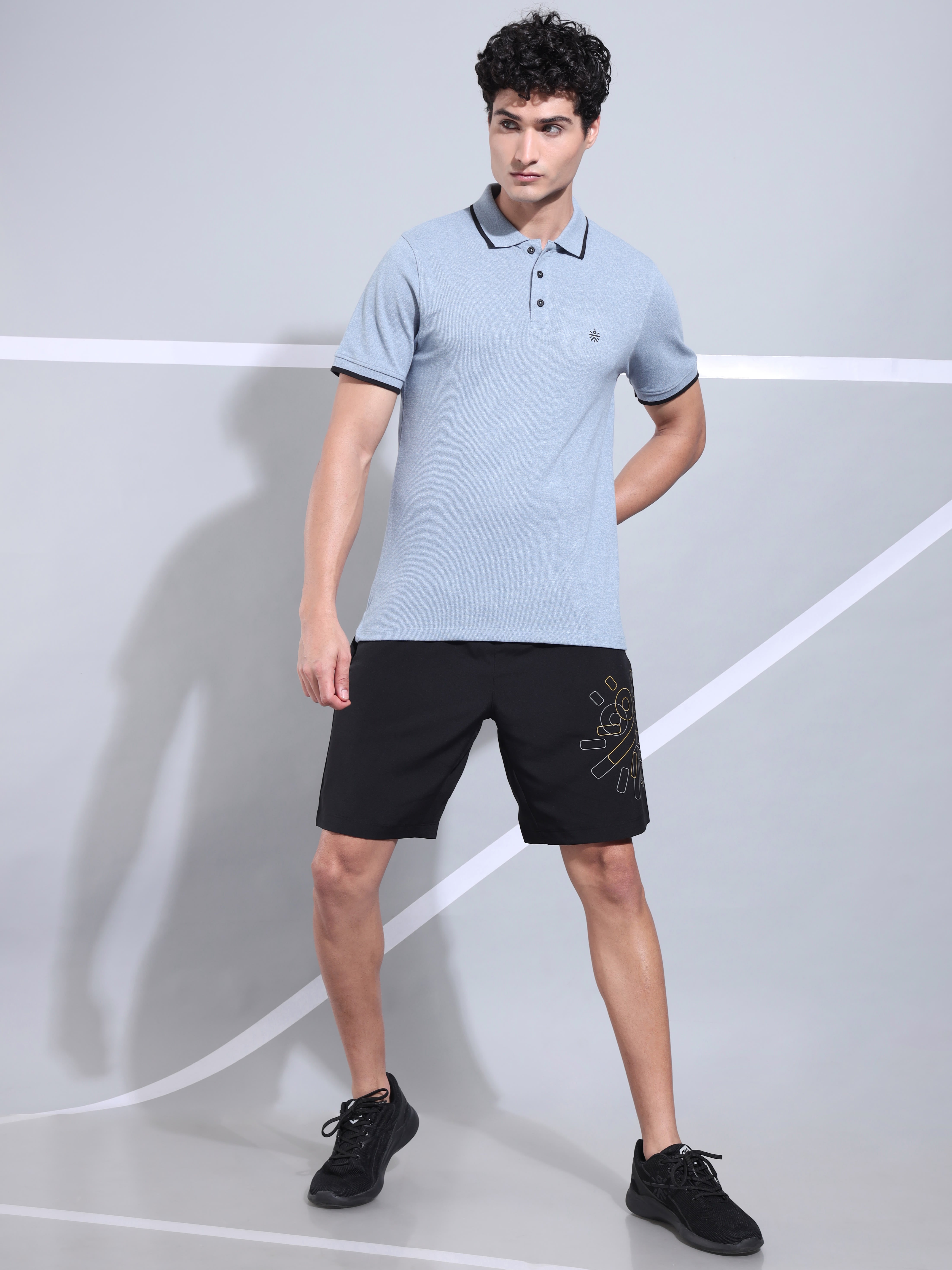 Essential Polo T-shirt with Graphic Print