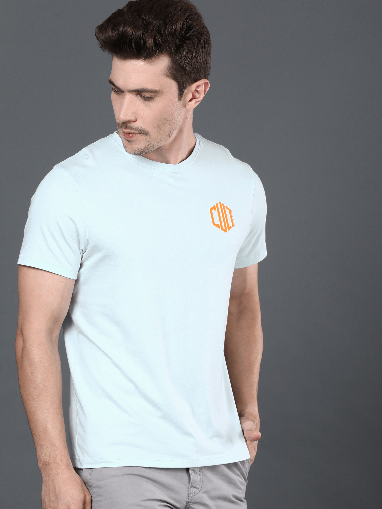 Bamboo Crisp Blue Casual Tee