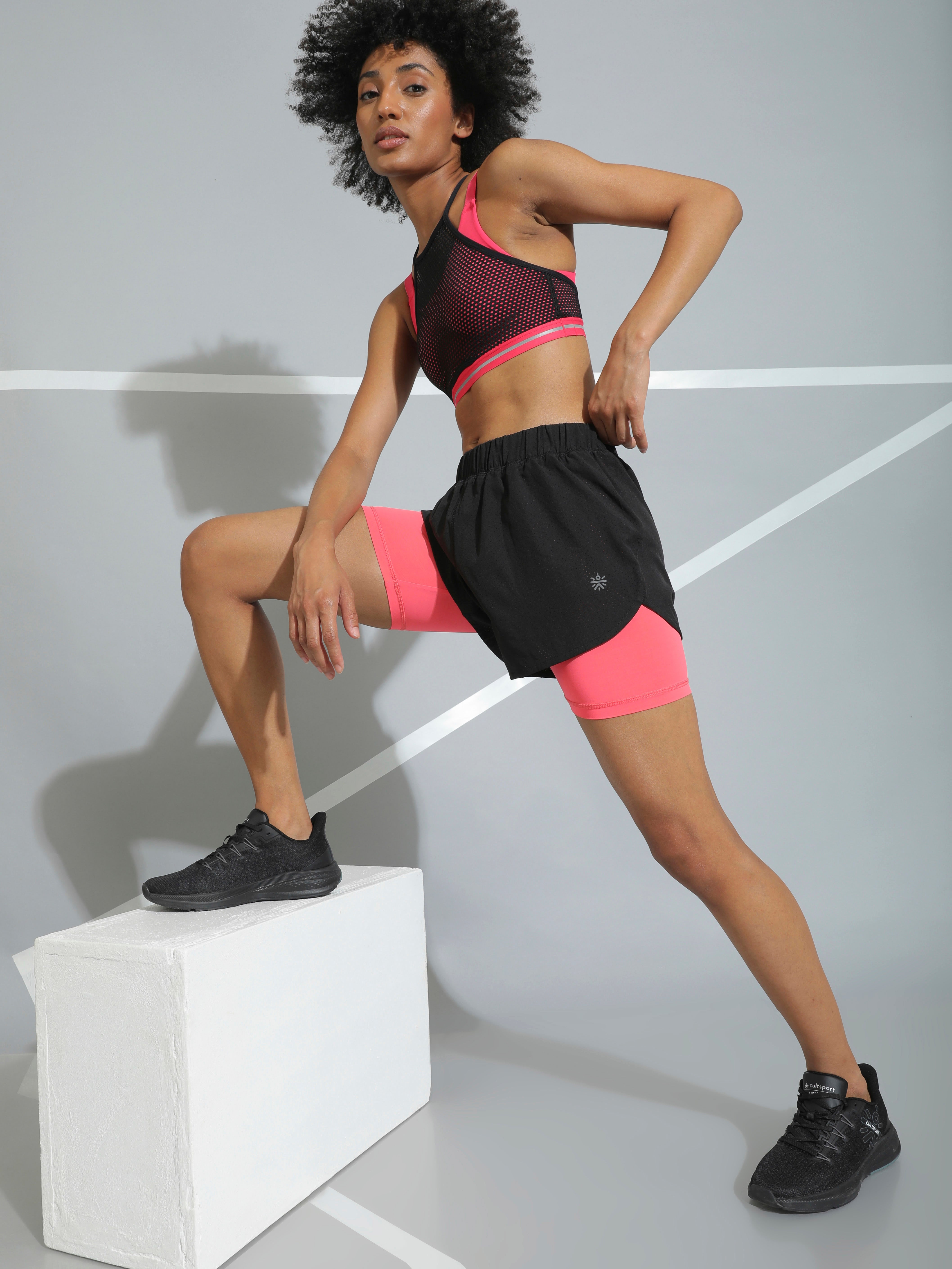 Colourblock Active Shorts