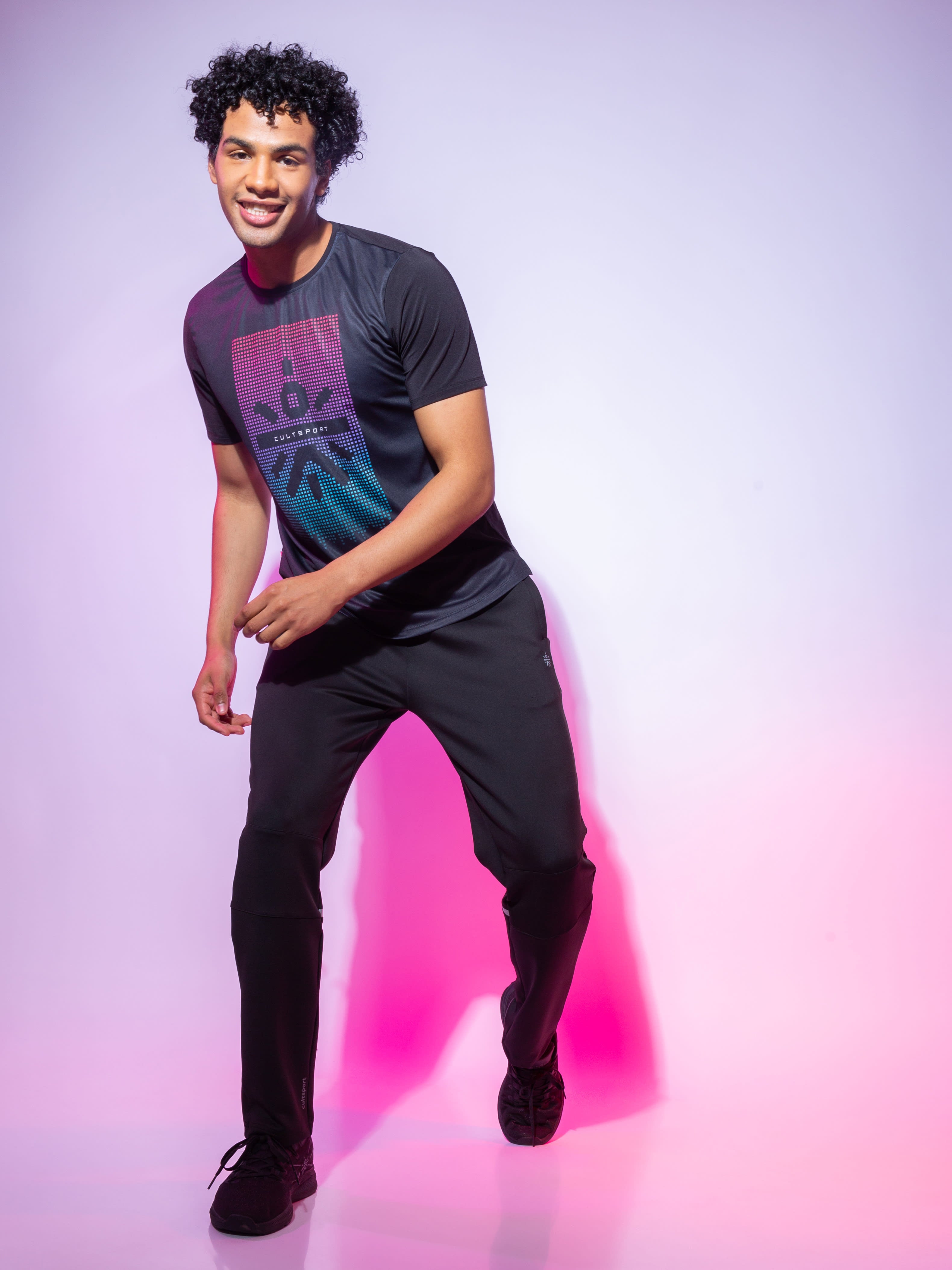 Pixel Graphic Print T-shirt