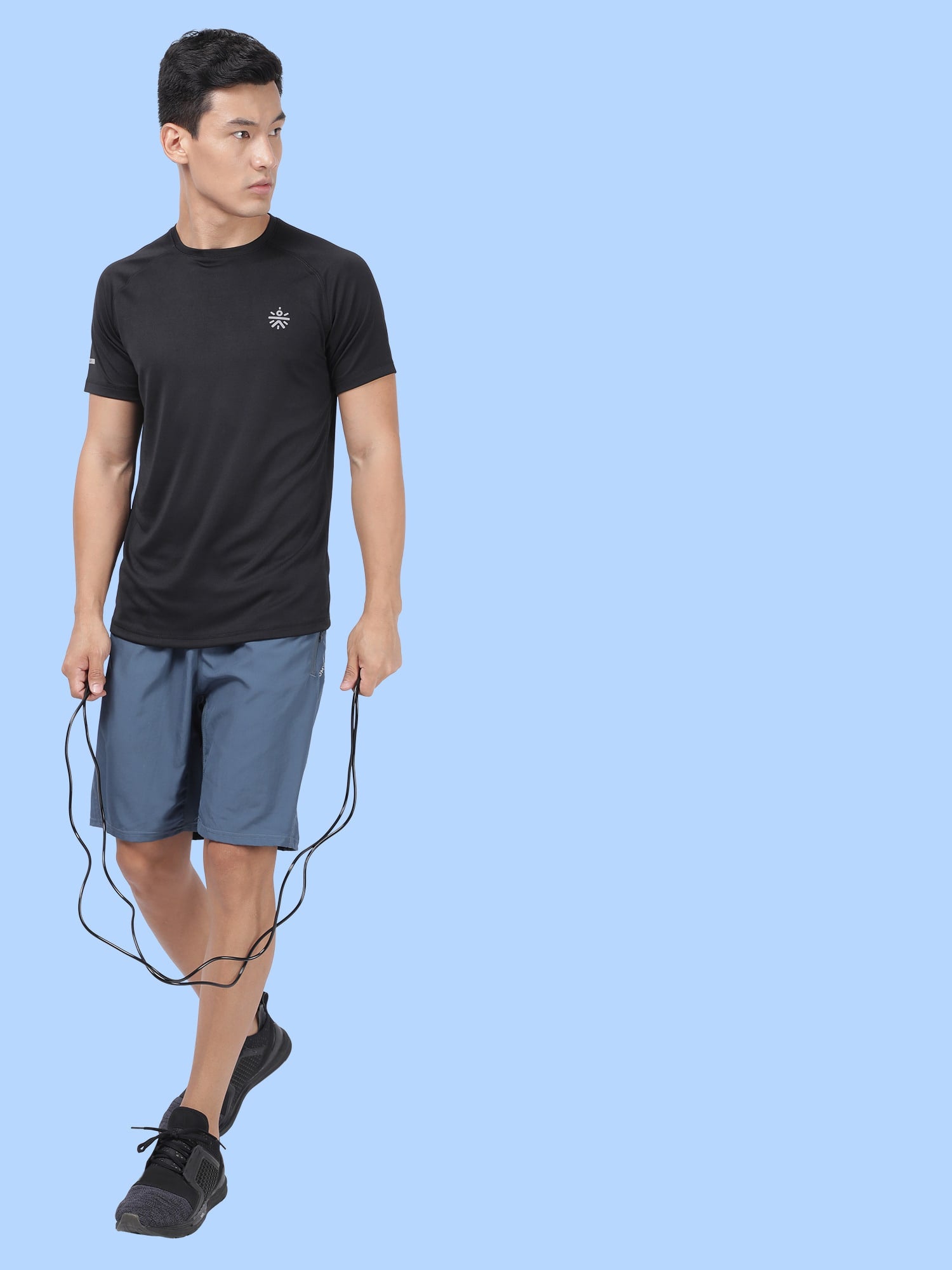 Vital Black Training Slim Tee