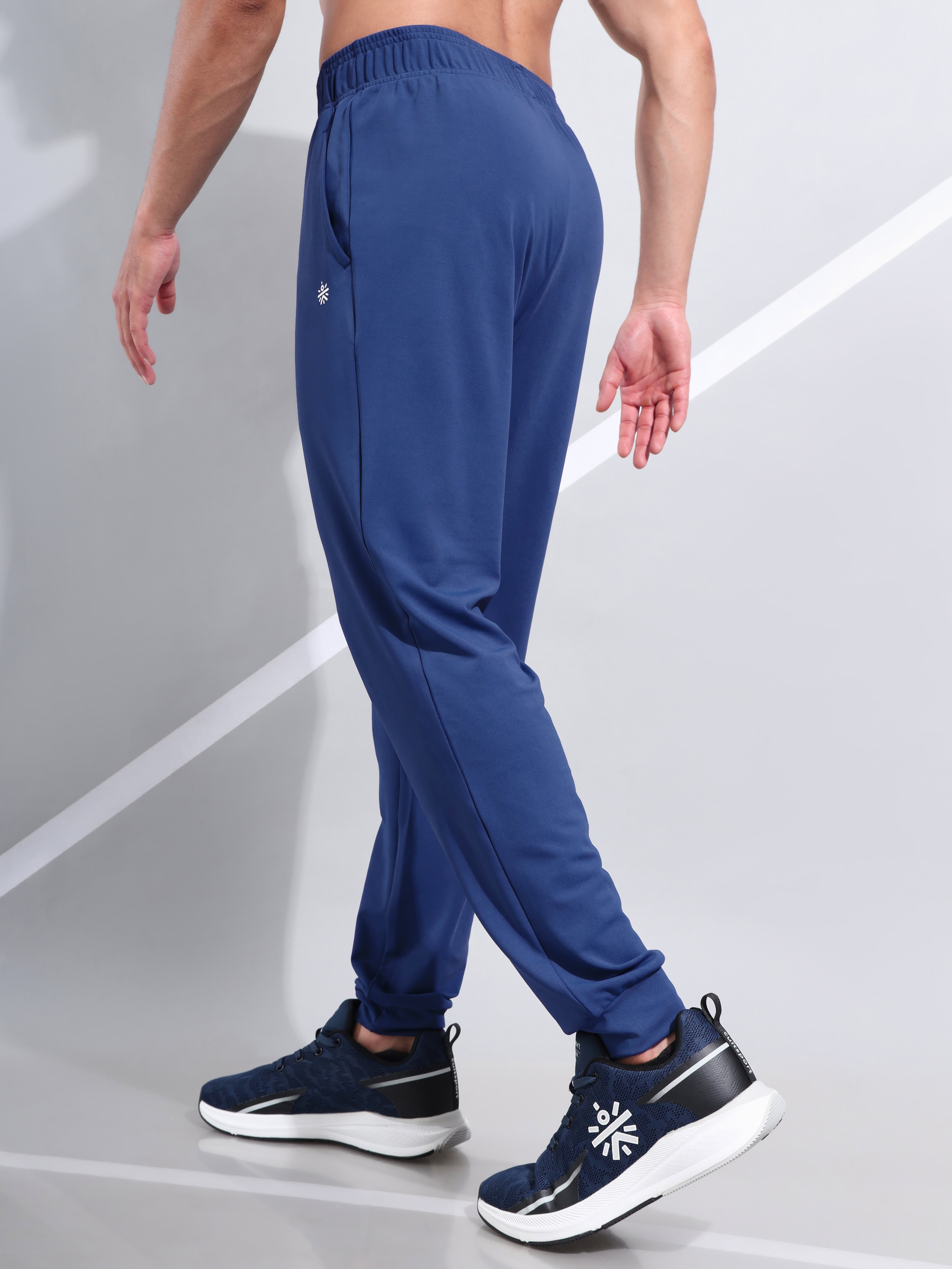 Solid Training Joggers with Pockets