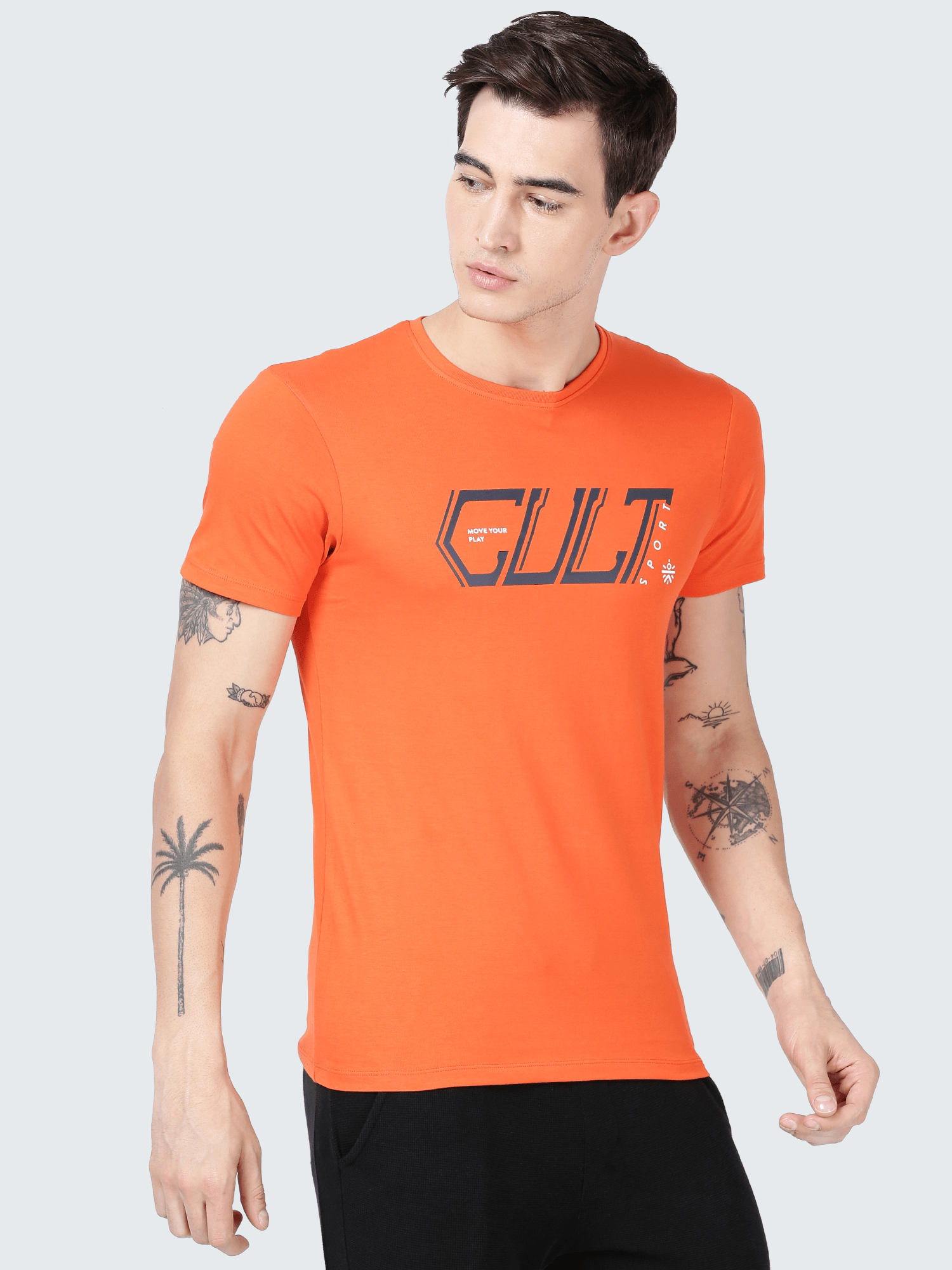 Everydays Mark Orange Cotton Tee