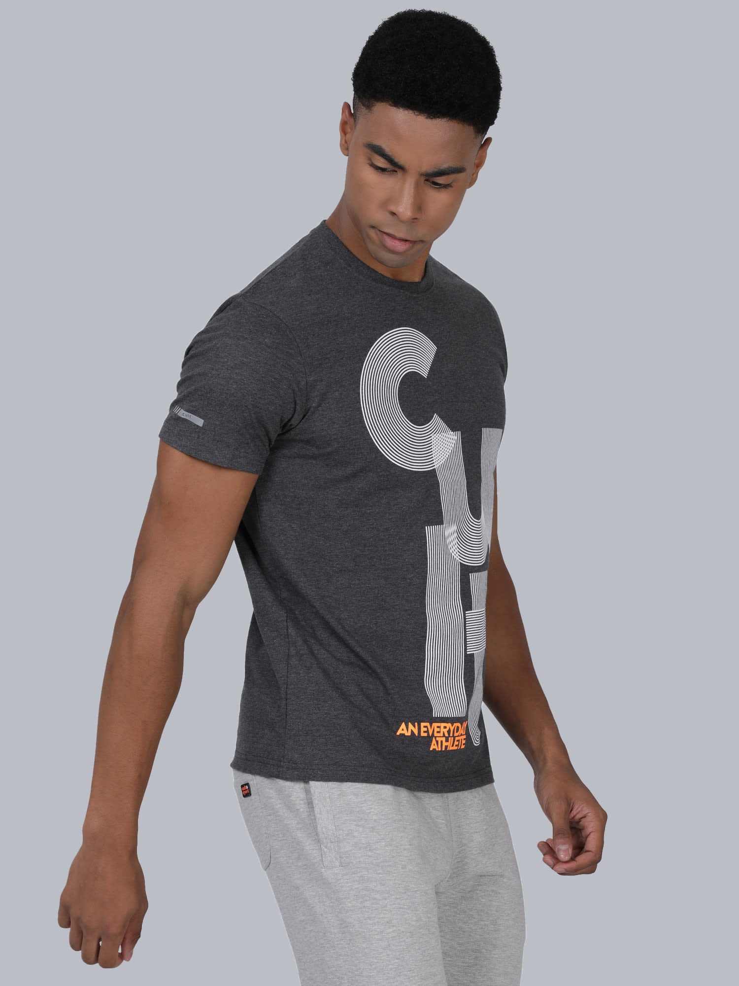 Signature Cult Grey Casual Tee