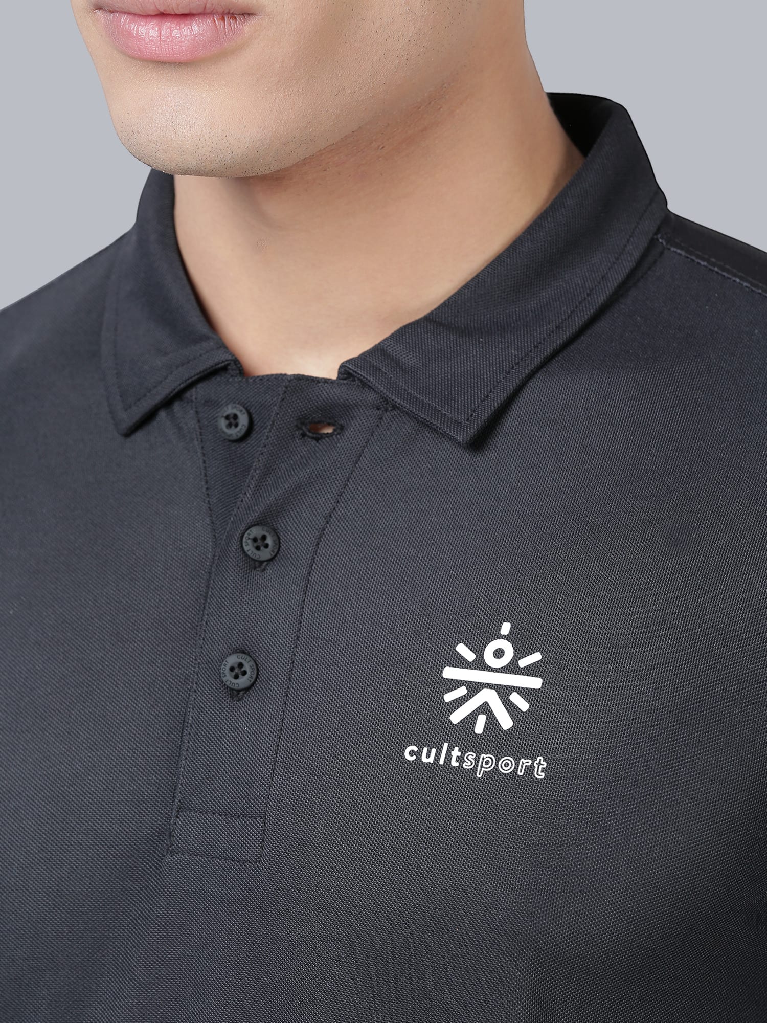 Everyday Athlete Polo T-shirt - Black