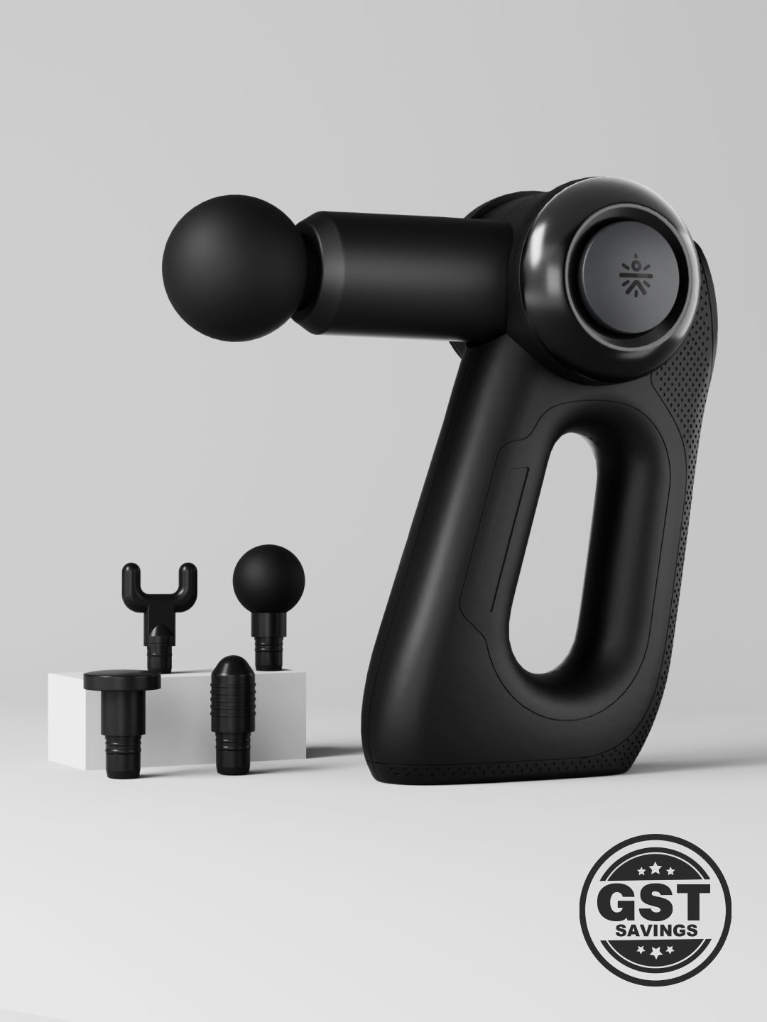 Cult Nitro, Full Body Professional Gun Massager, BLDC Motor, Rotatable Arm, QuietMotion Tech, 4 Interchangeable heads, 5 Speed levels, Silicone head, premium bag.