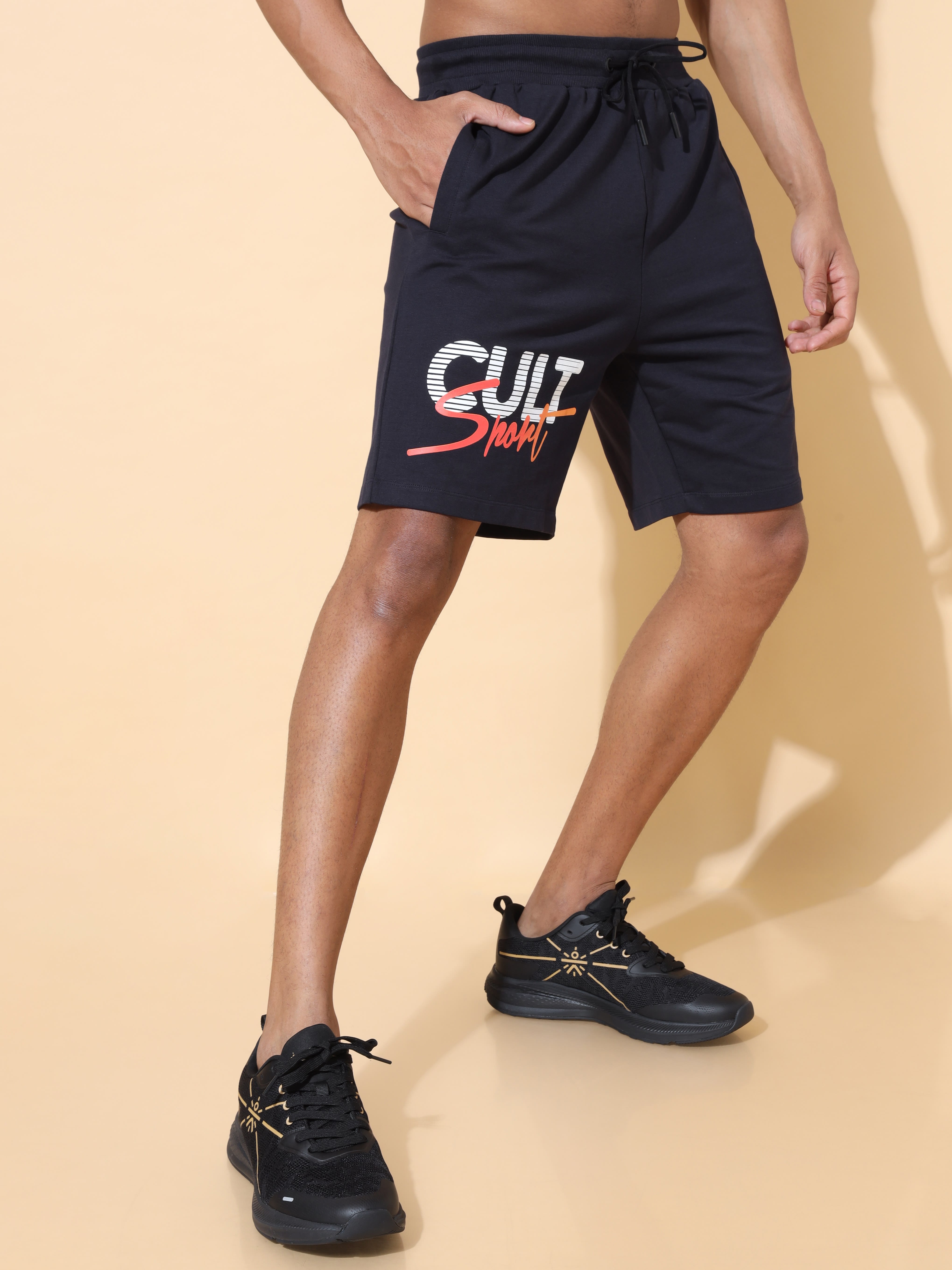 Comfort Shorts with Graphic Print