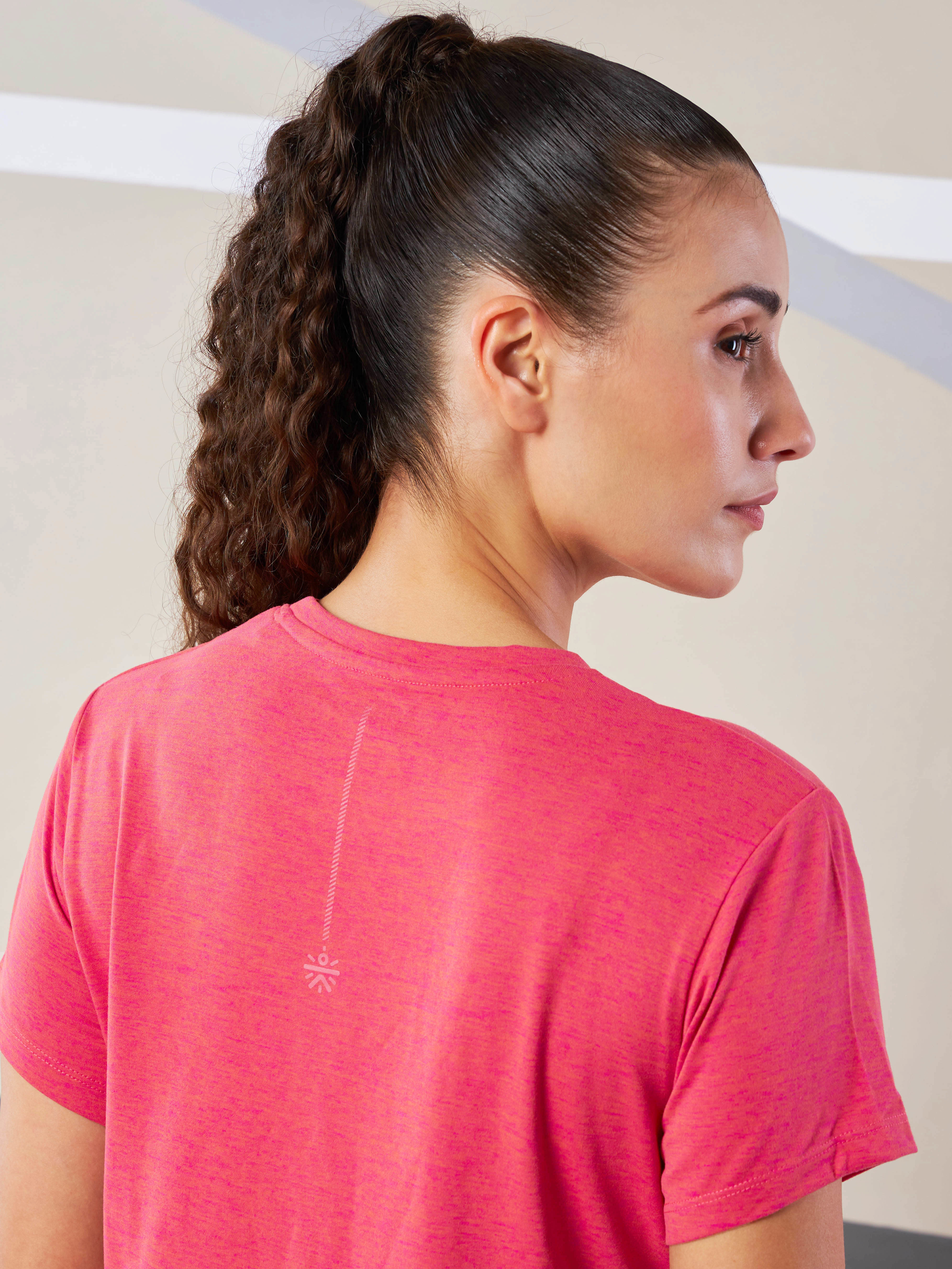 Women's Train All Day Pink Comfortech T-shirt