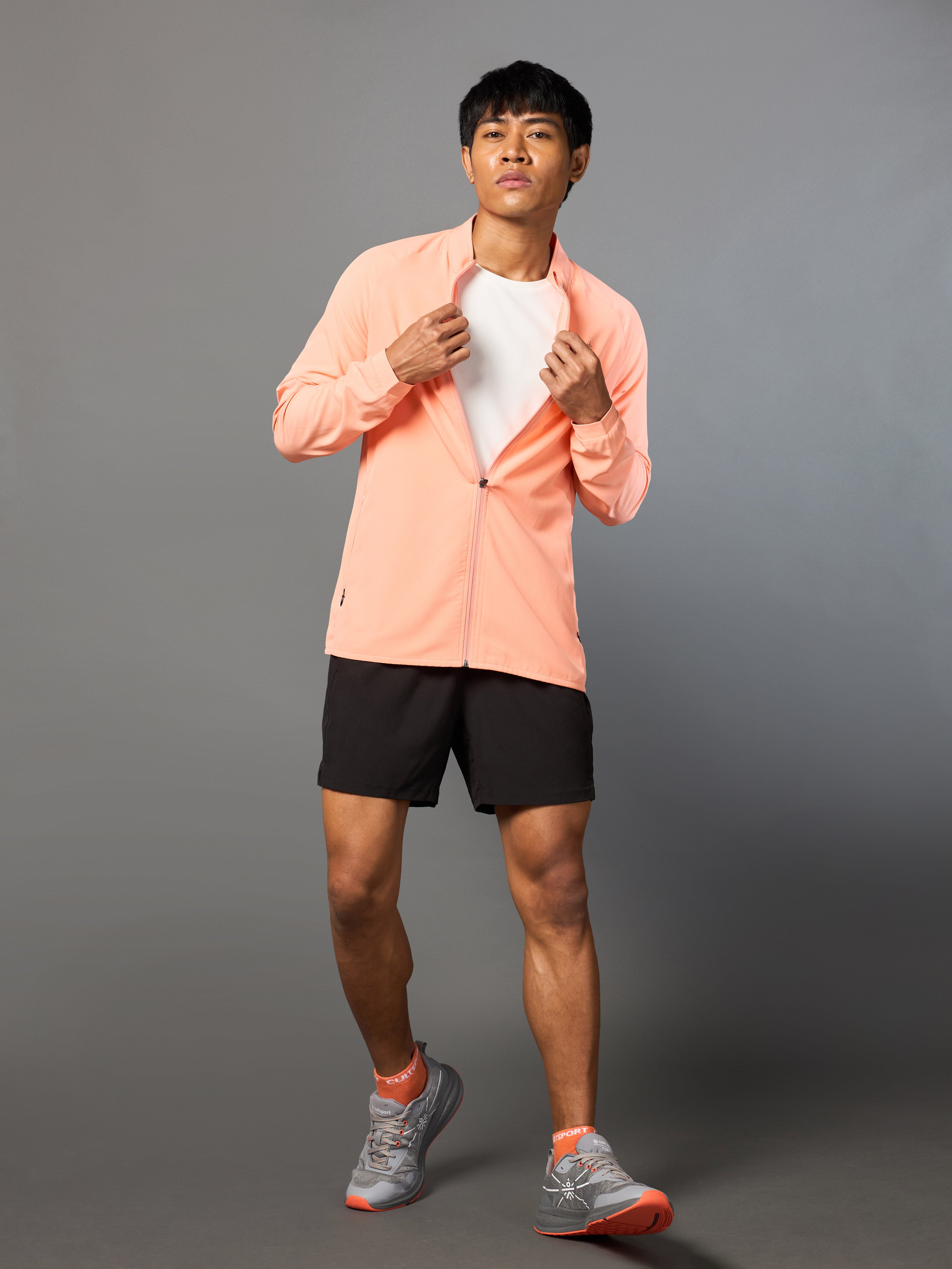 Orange Long Distance Running Jacket