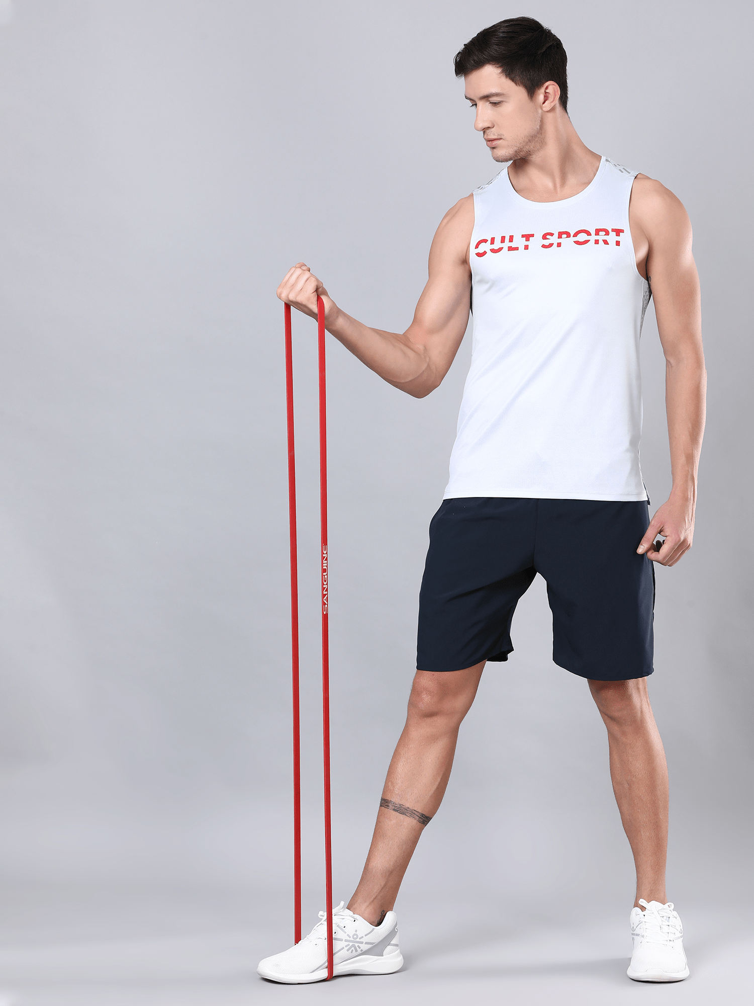 Dugout Houndstooth Grey Tank