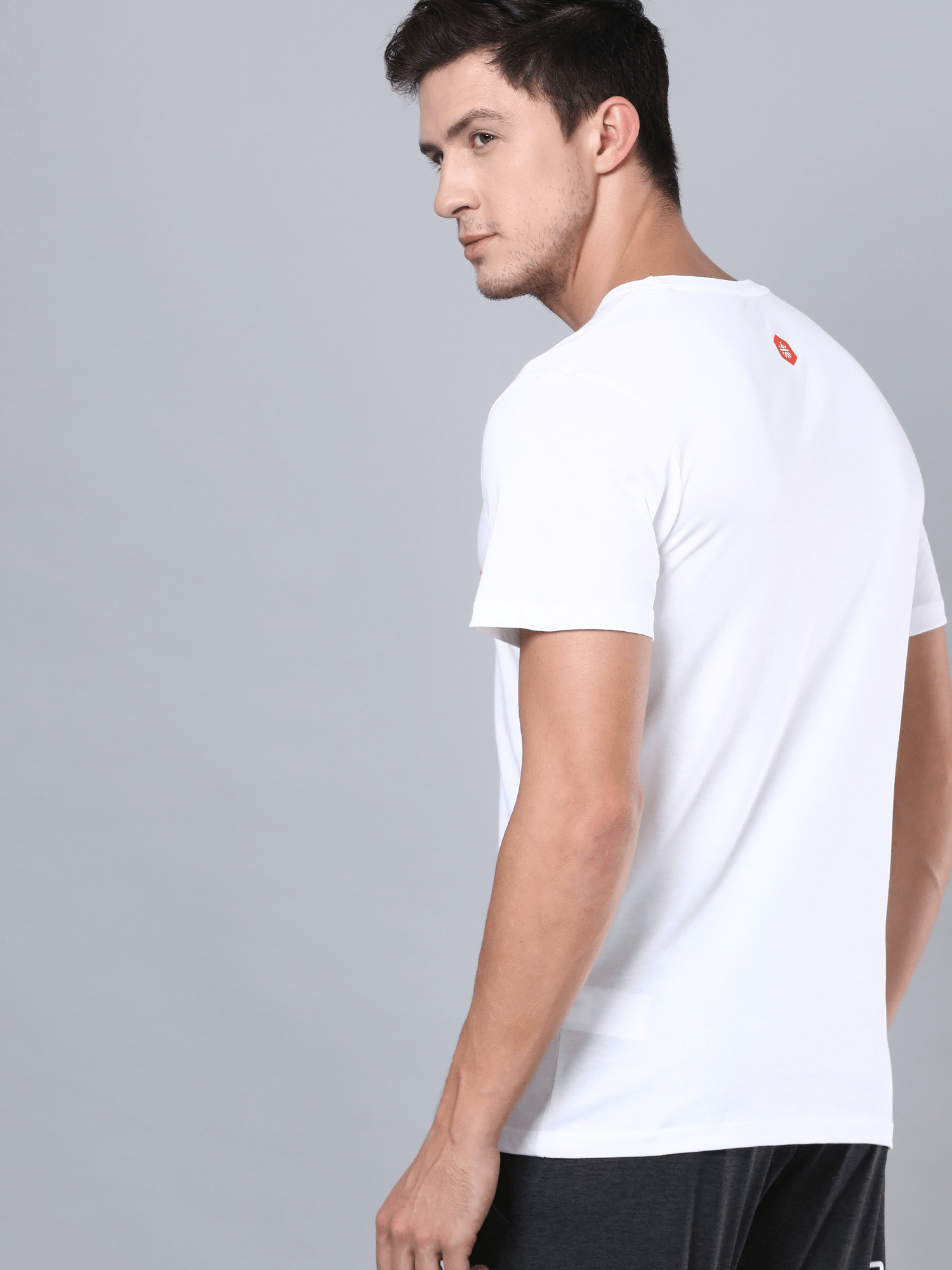 Flydry Cotton DimeWhite Workout Tee