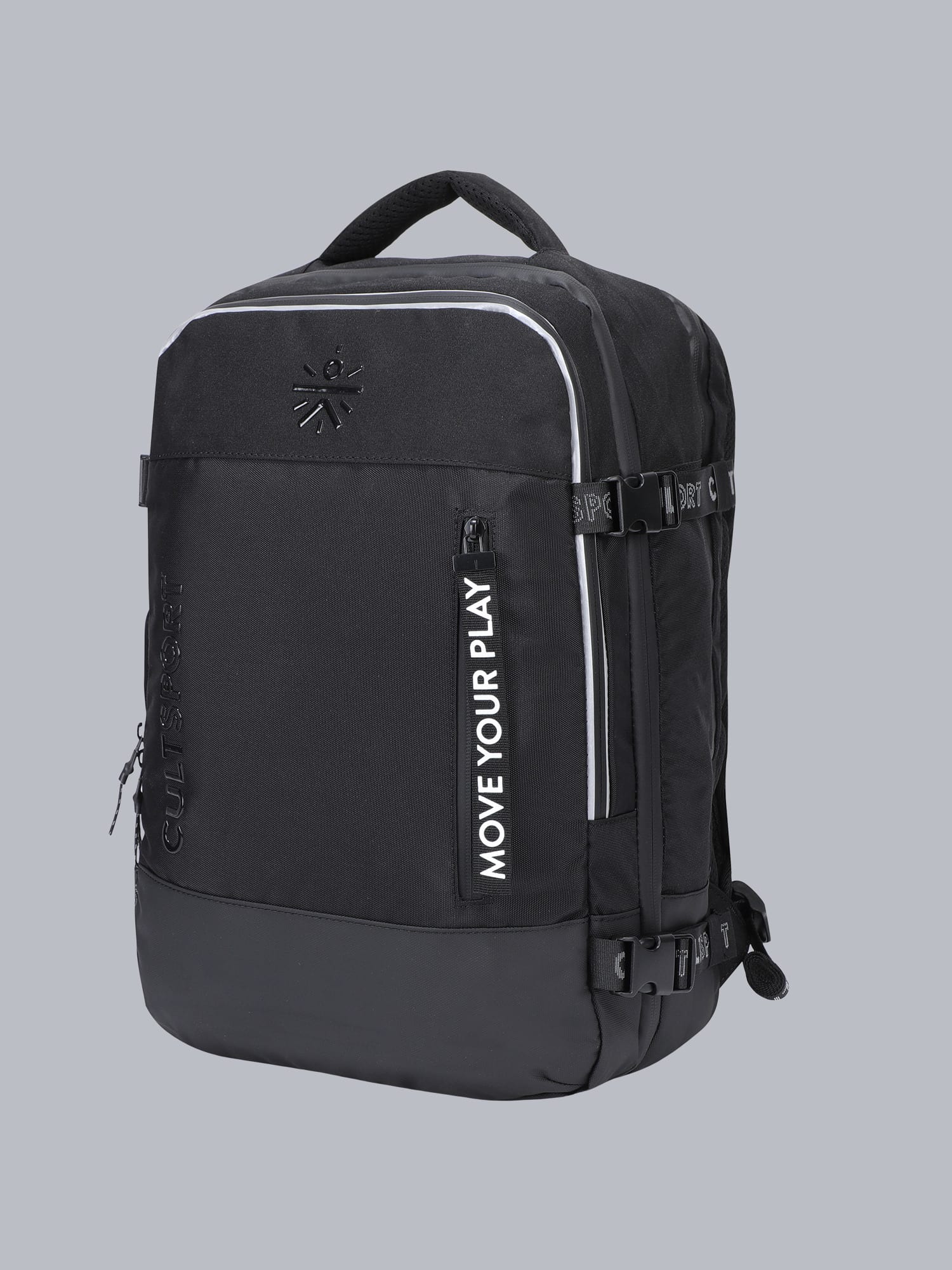 Signature Square Black Backpack