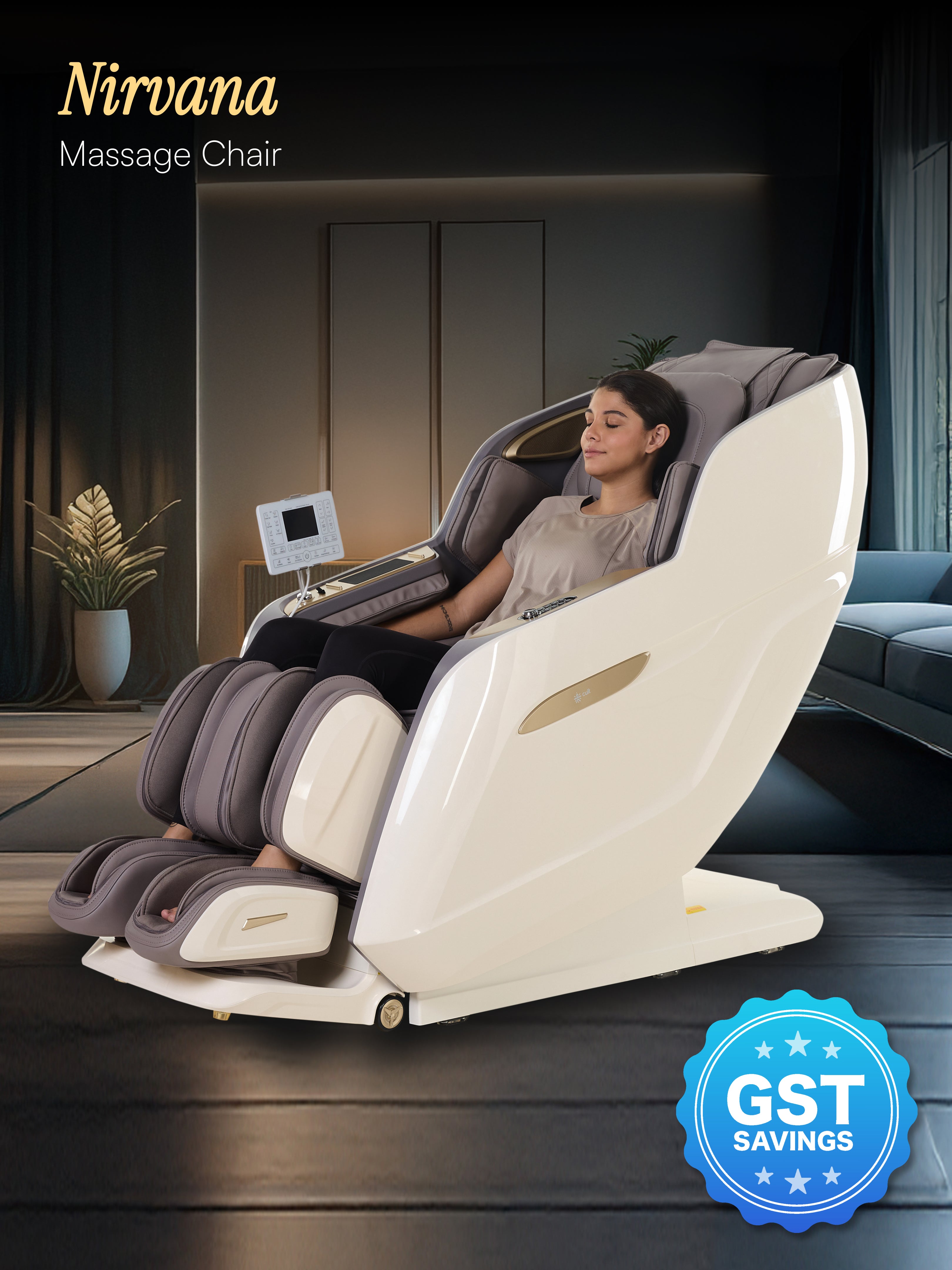 Nirvana massage chair   gst tag