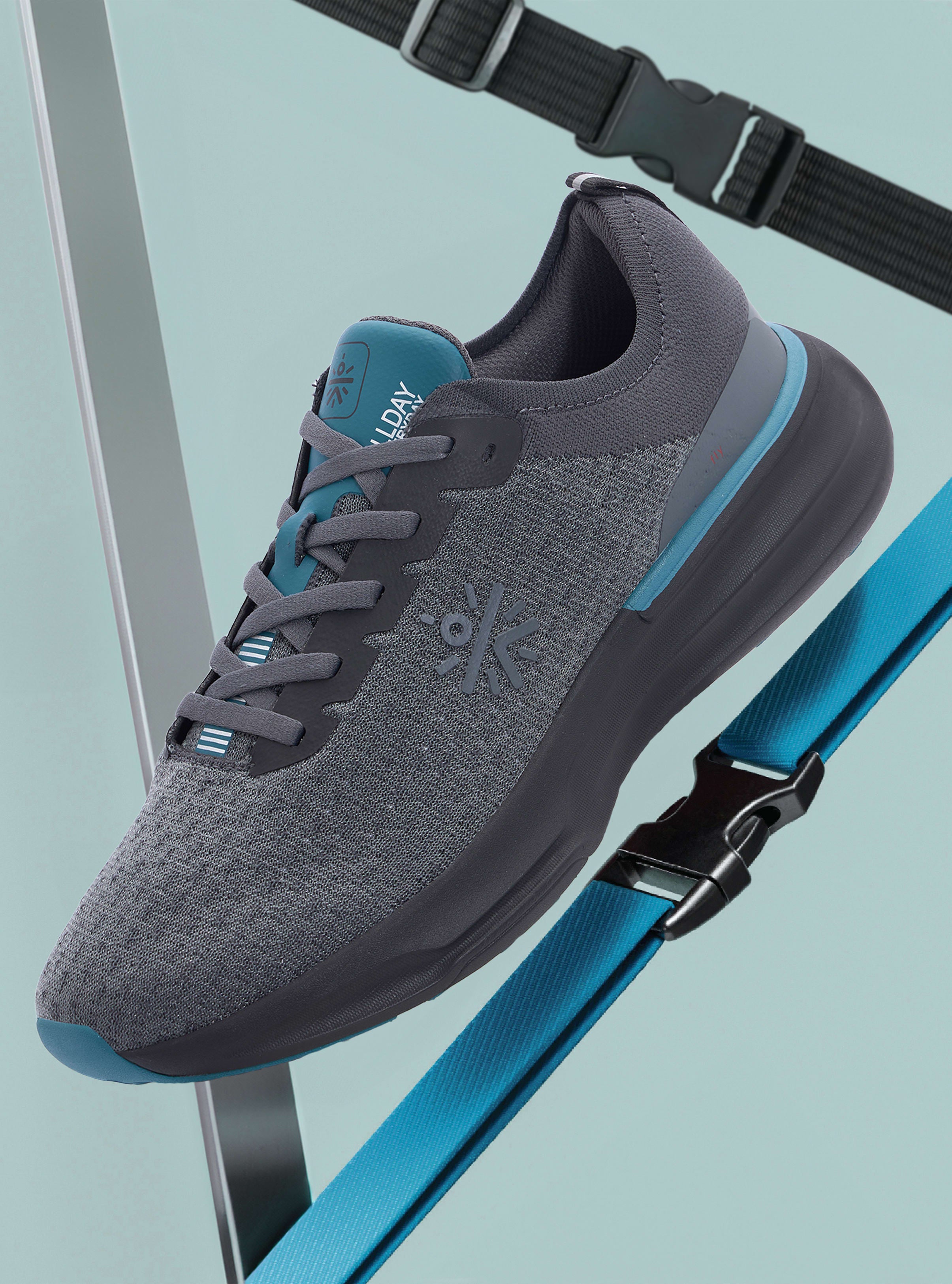 cult Versa Fly Men Running Shoes - Charcoal Grey