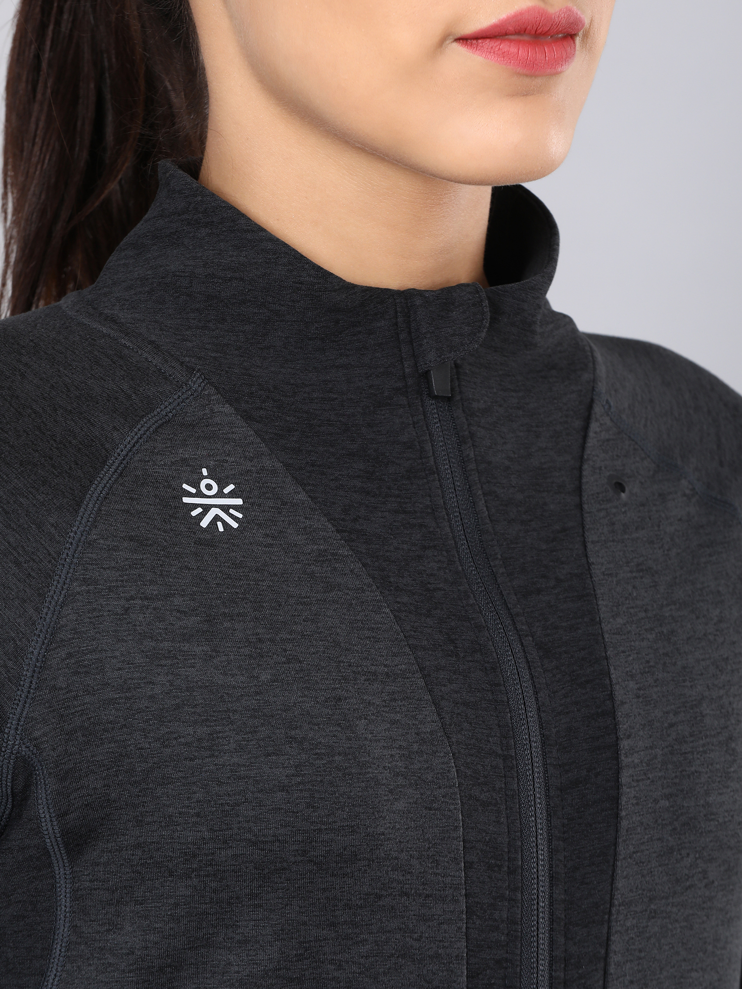 Vital Propel Black Zip Through Sweatshirt