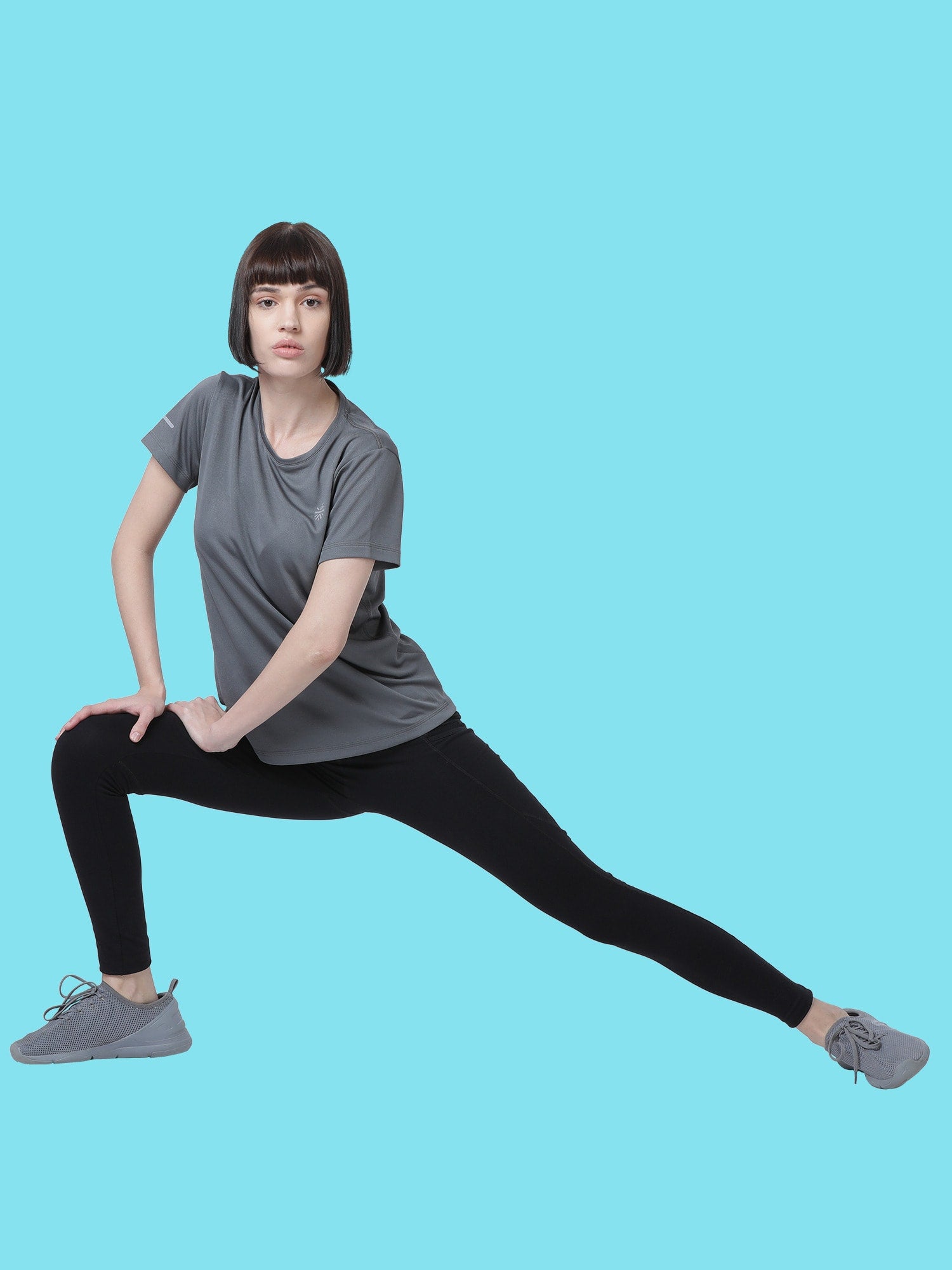 Vital Finish Grey Running Relaxed Tee