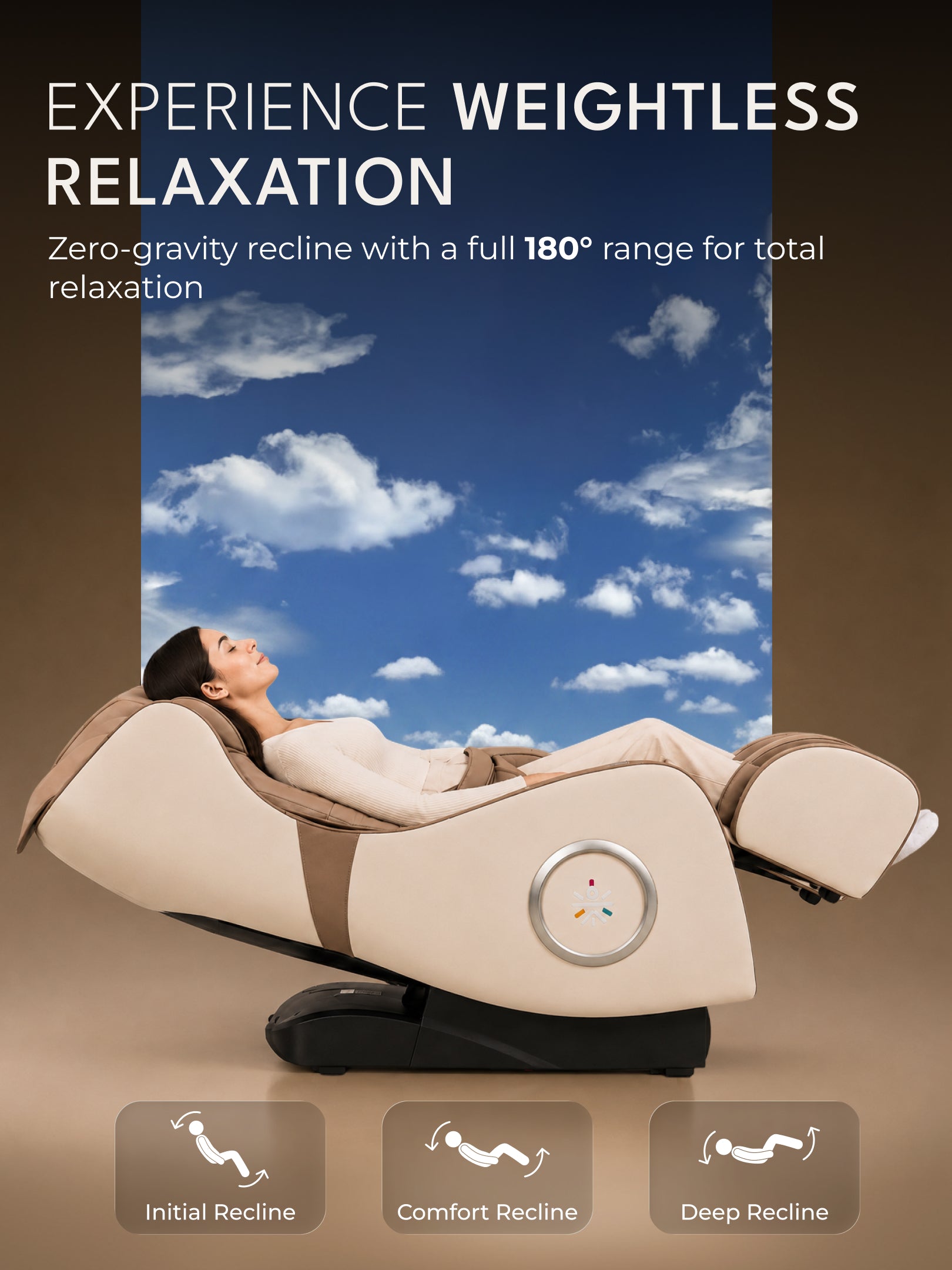Cult Nova Massage Chair| SL-Track Full Body Massage Chair | Zero Gravity Recliner | Airbag Compression | Heating for Waist & Calves | Bluetooth Speakers