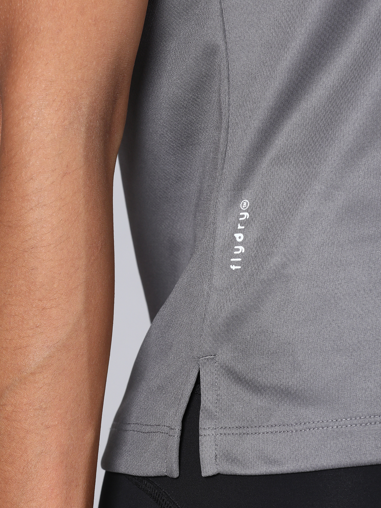 Code Hustle Grey Workout Tee