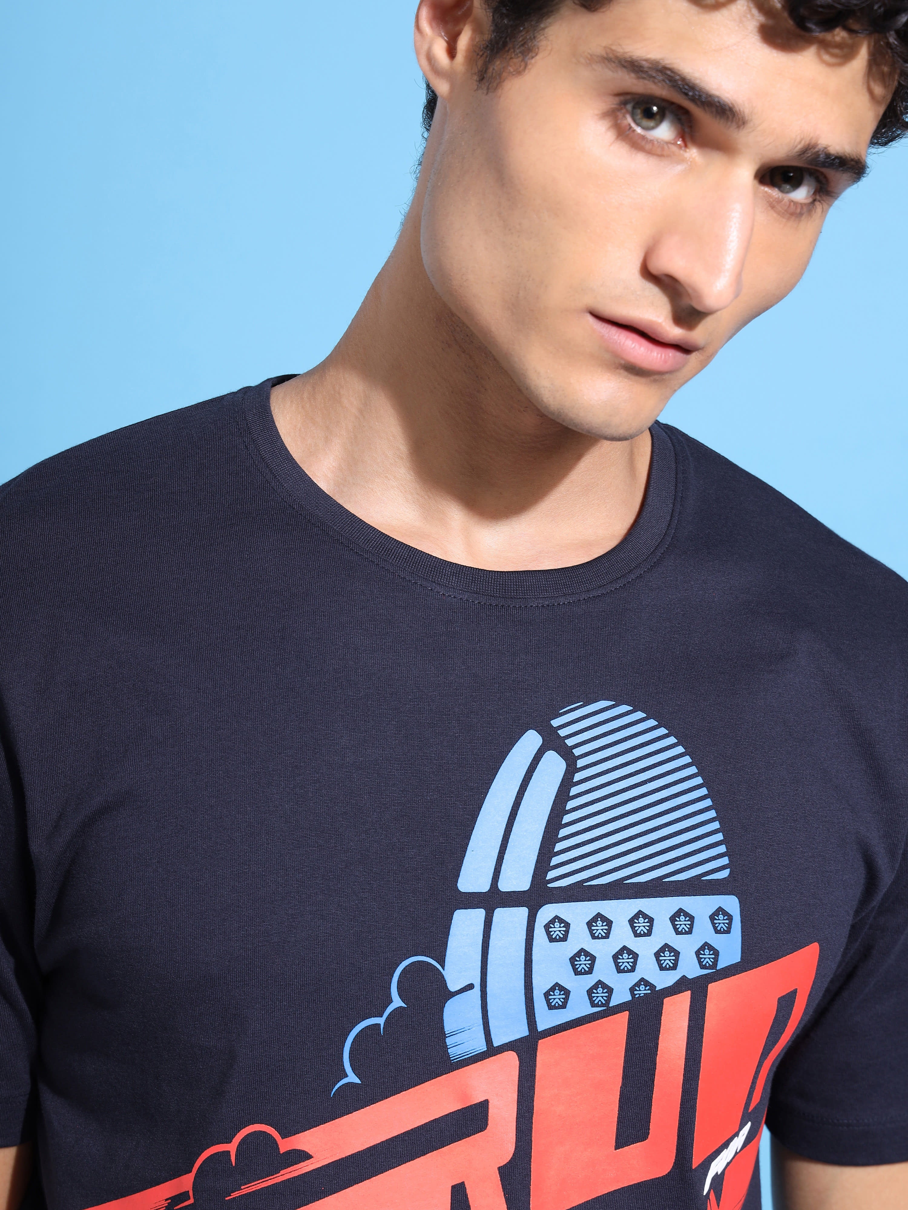 Graphic Print Cotton T-shirt