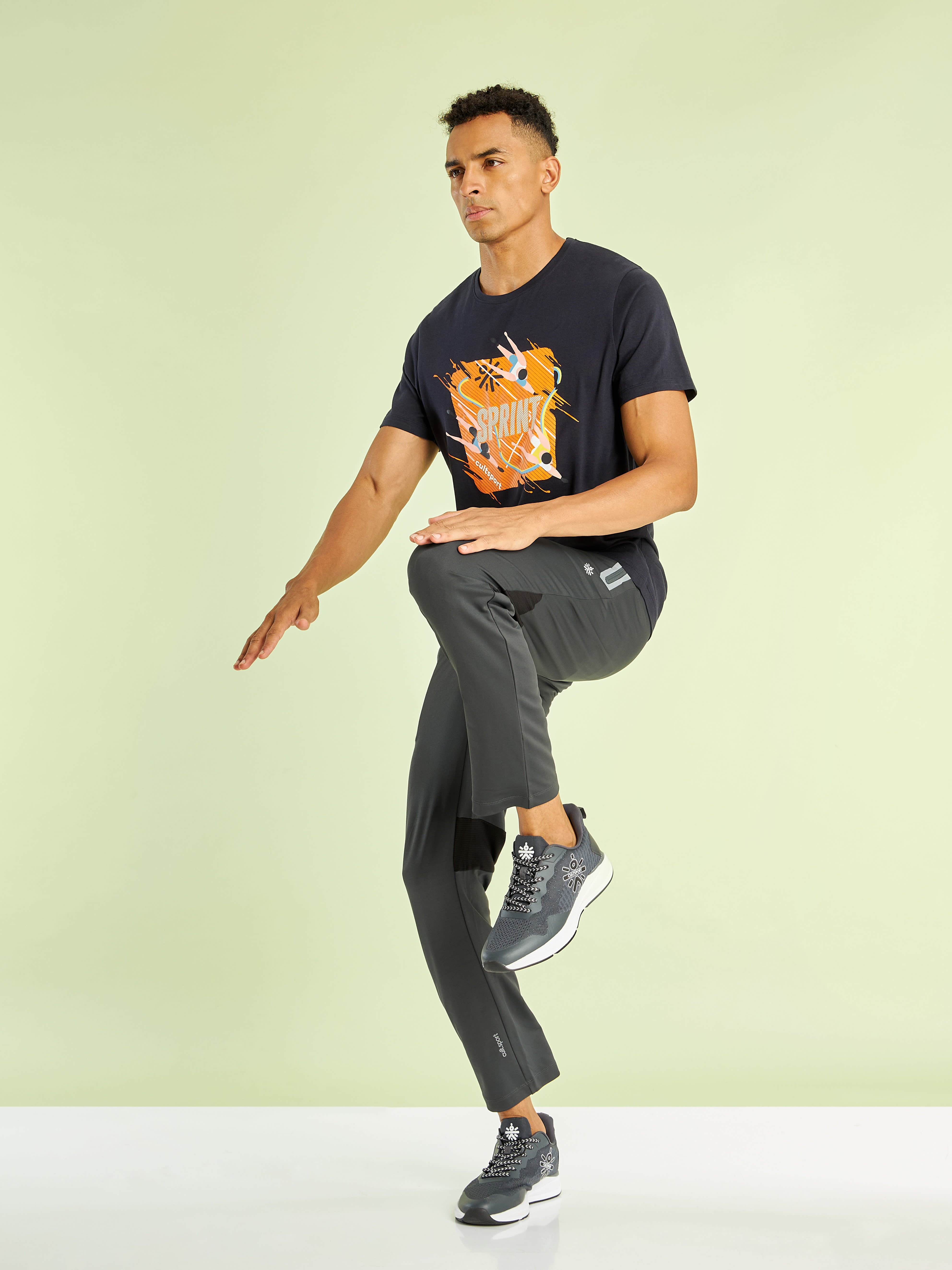 Colourblock Running Track Pants