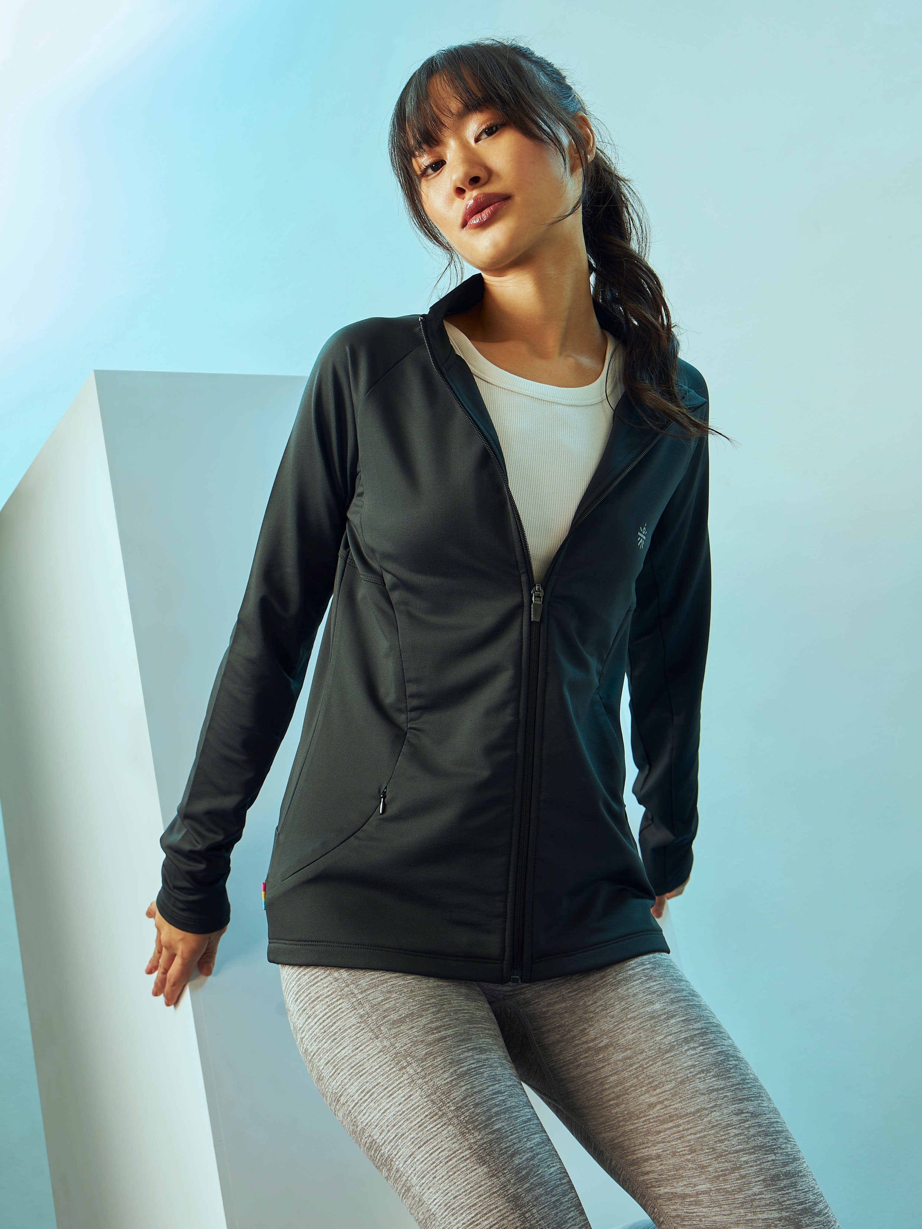 Zip-Front Jacket with Side Pockets