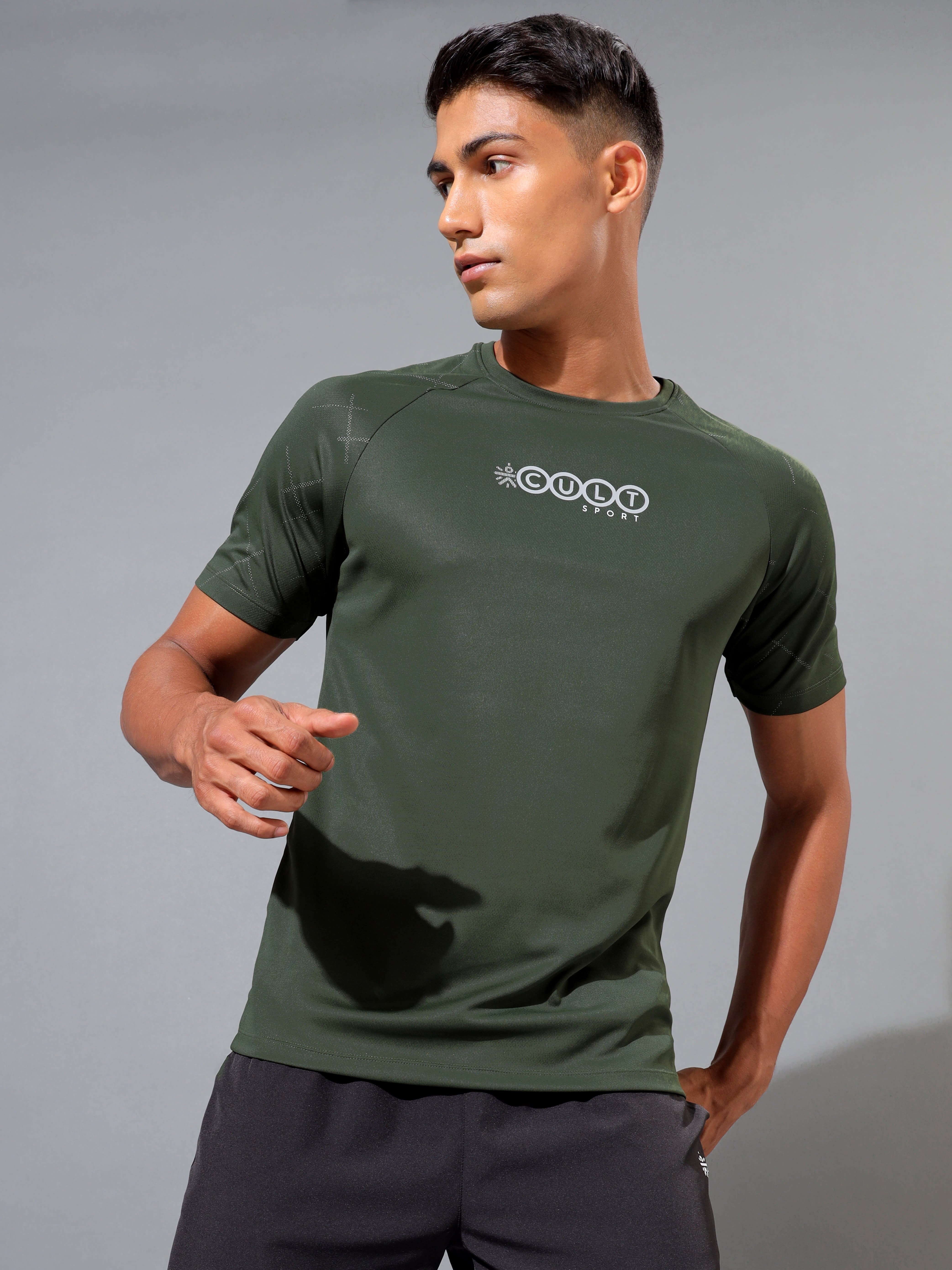 Performance T-shirt with Chest Print