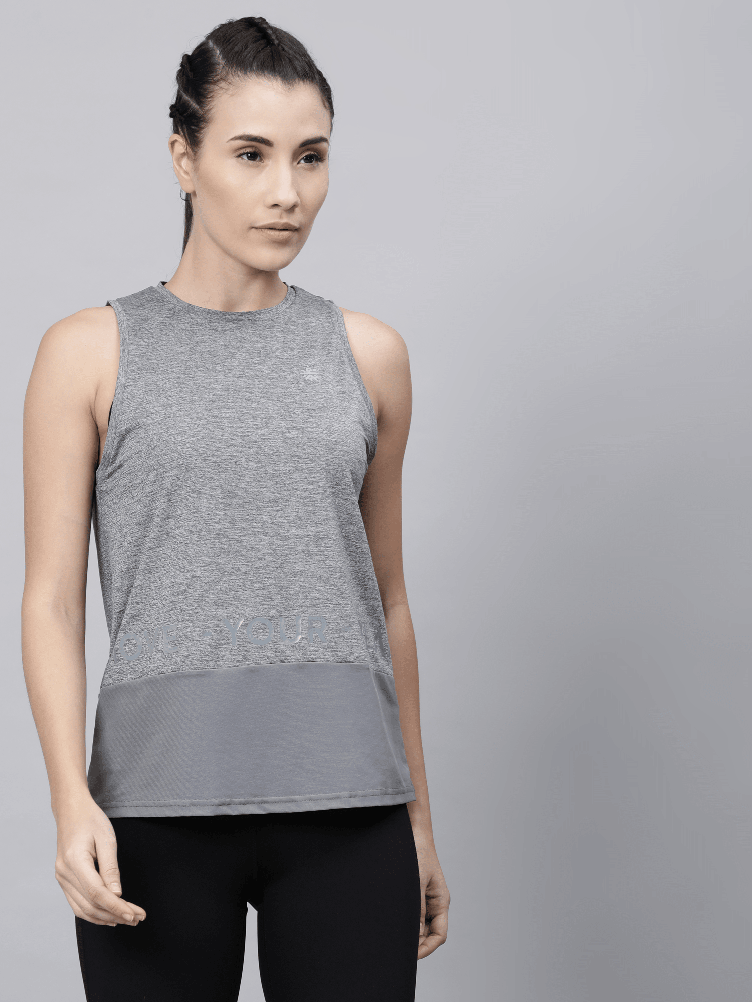Knockout Mesh Panel Tank Top