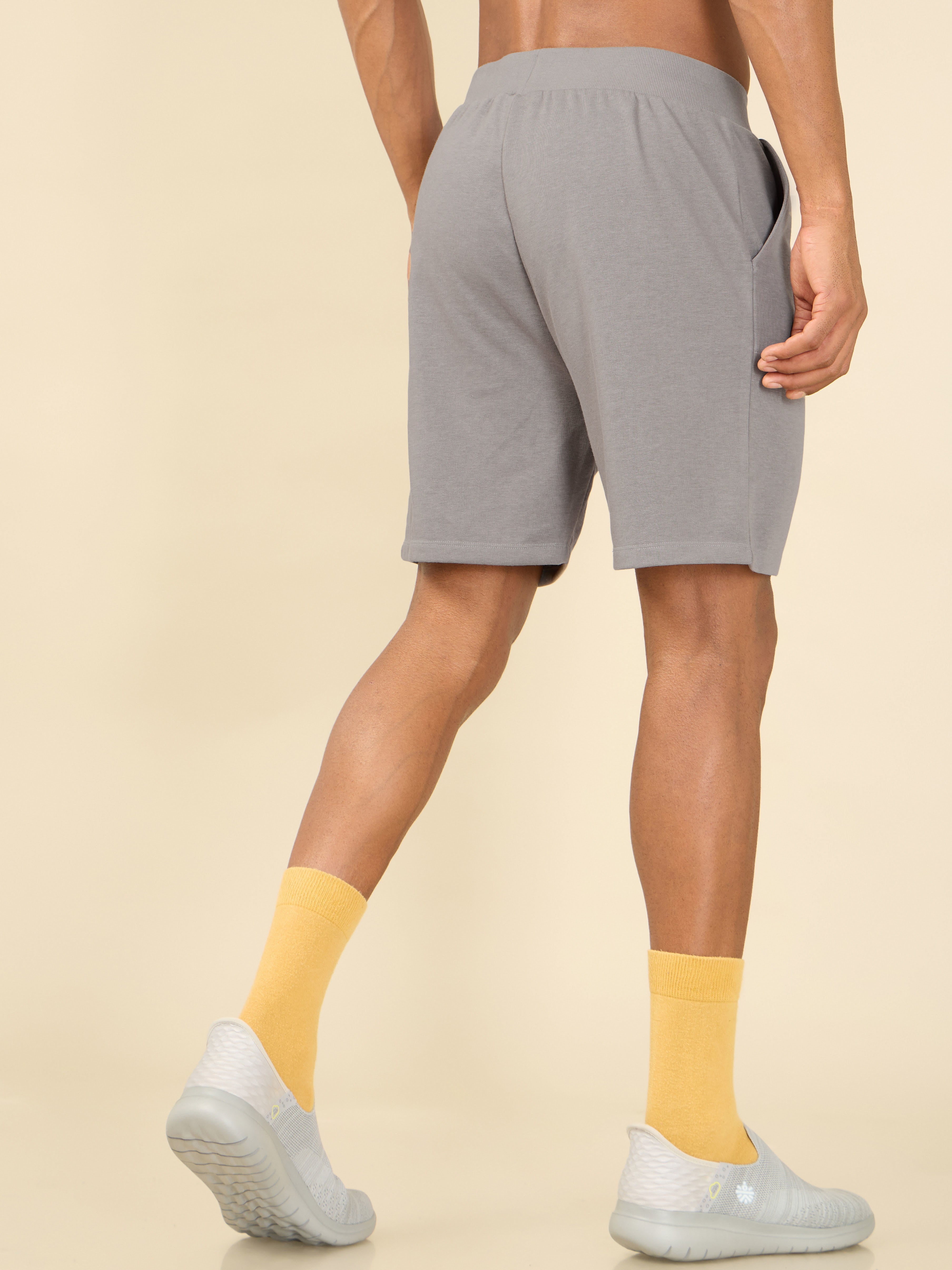 Men Grey Cult Club Shorts