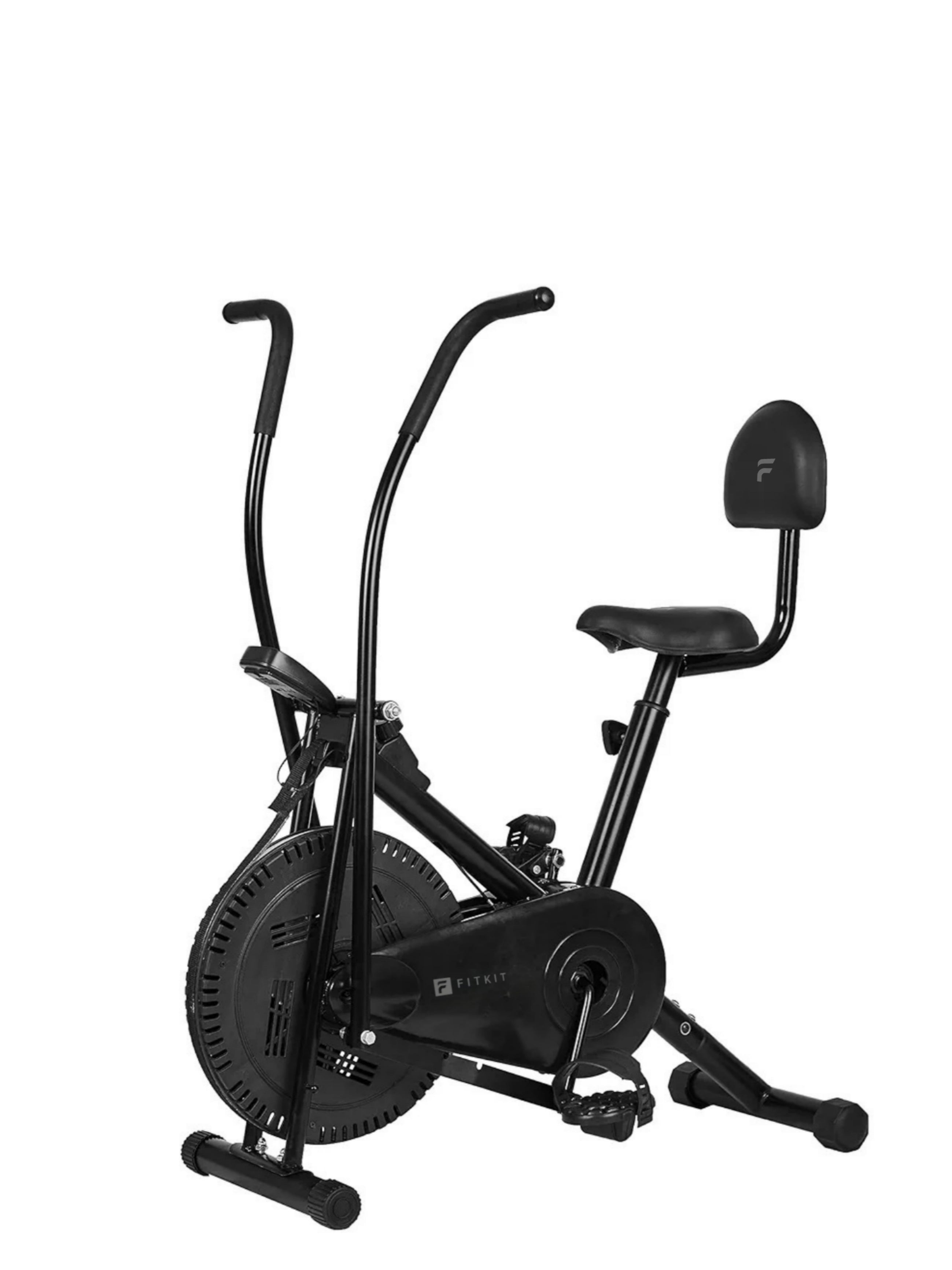 Buy Fitkit Dual Action 2-in-1 Air Bike Moving Fixed Handles