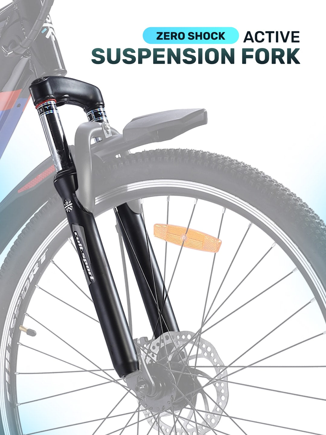 ESCALATOR 27.5T BLUE with 250W BLDC Motor| 4 Hours Fast Charge| 7.8 Ah Li-ion Battery| Up to 35 Km| 27.5 Inches Wheels| Single Speed Electric Cycle | Ideal for 15+ Years