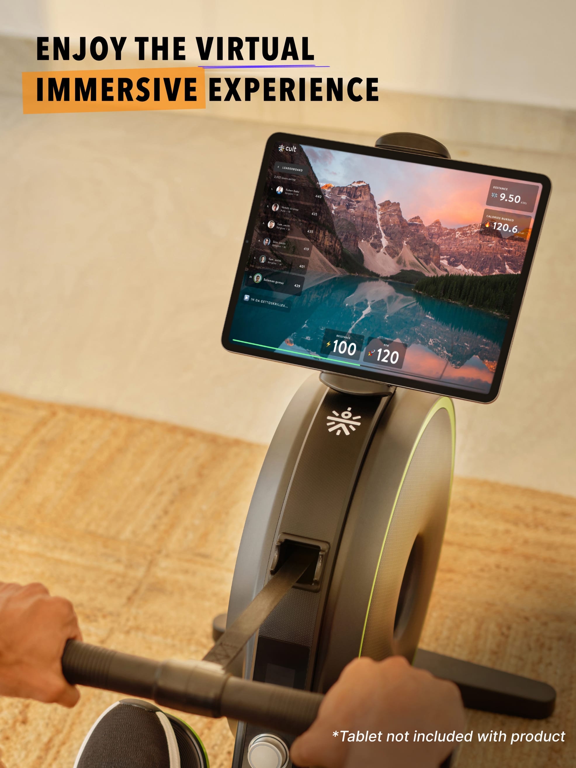 Smartrow Cabo: Smart Bluetooth enabled Rowing Machine (6 Months extended Warranty only on Cultsport.com)