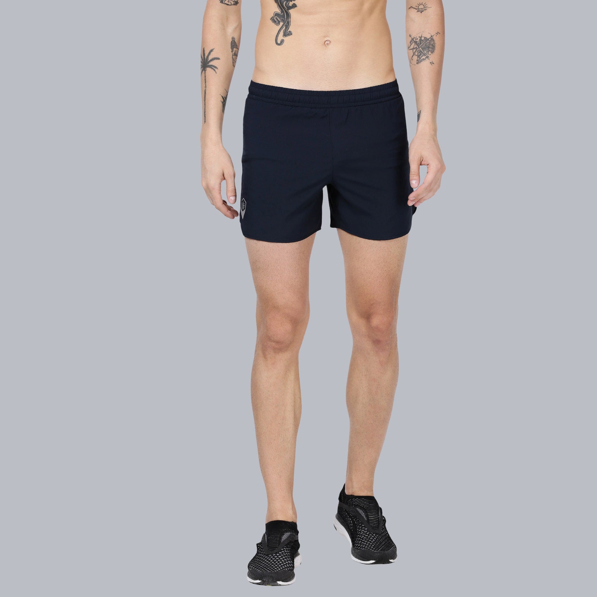 Vitals Bolt Blue Running Shorts