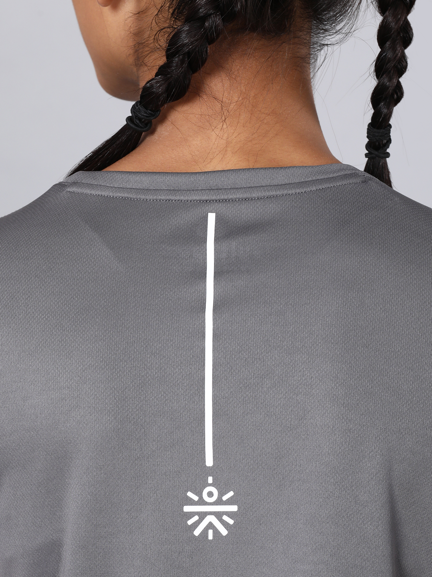 Code Hustle Grey Workout Tee