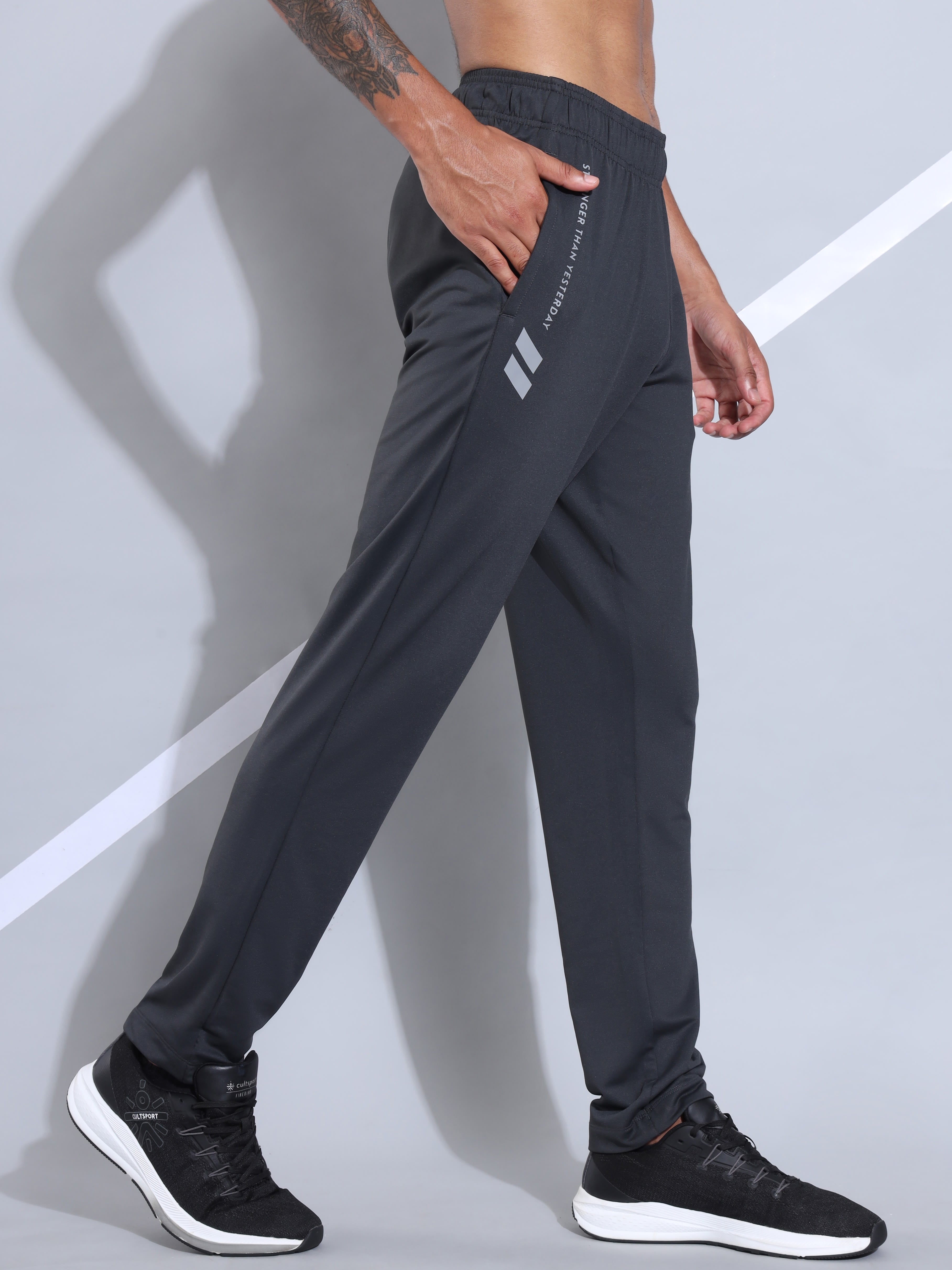 Performance Track Pants with Placement Print