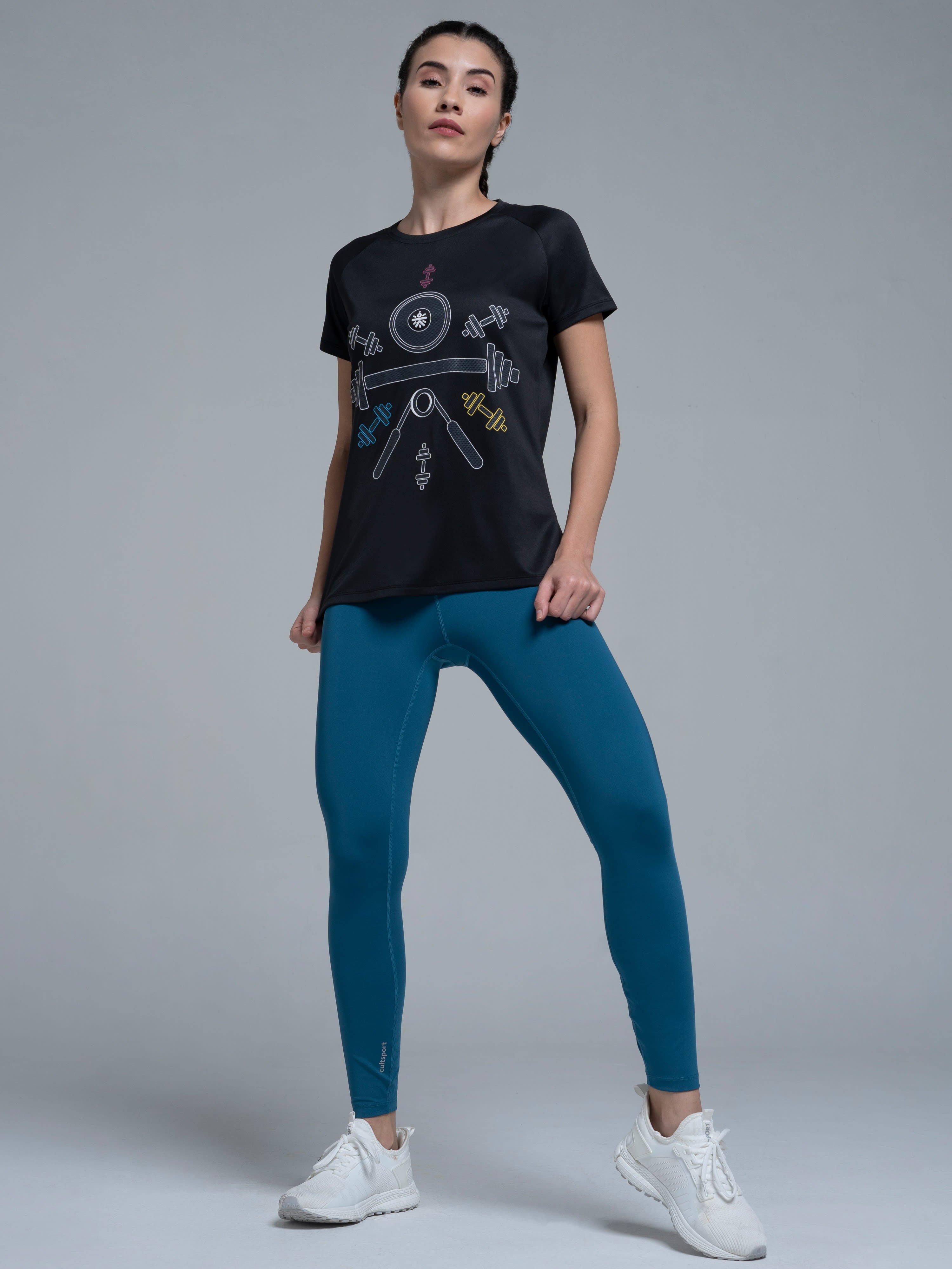 Women's Dumbell Workout T-shirt