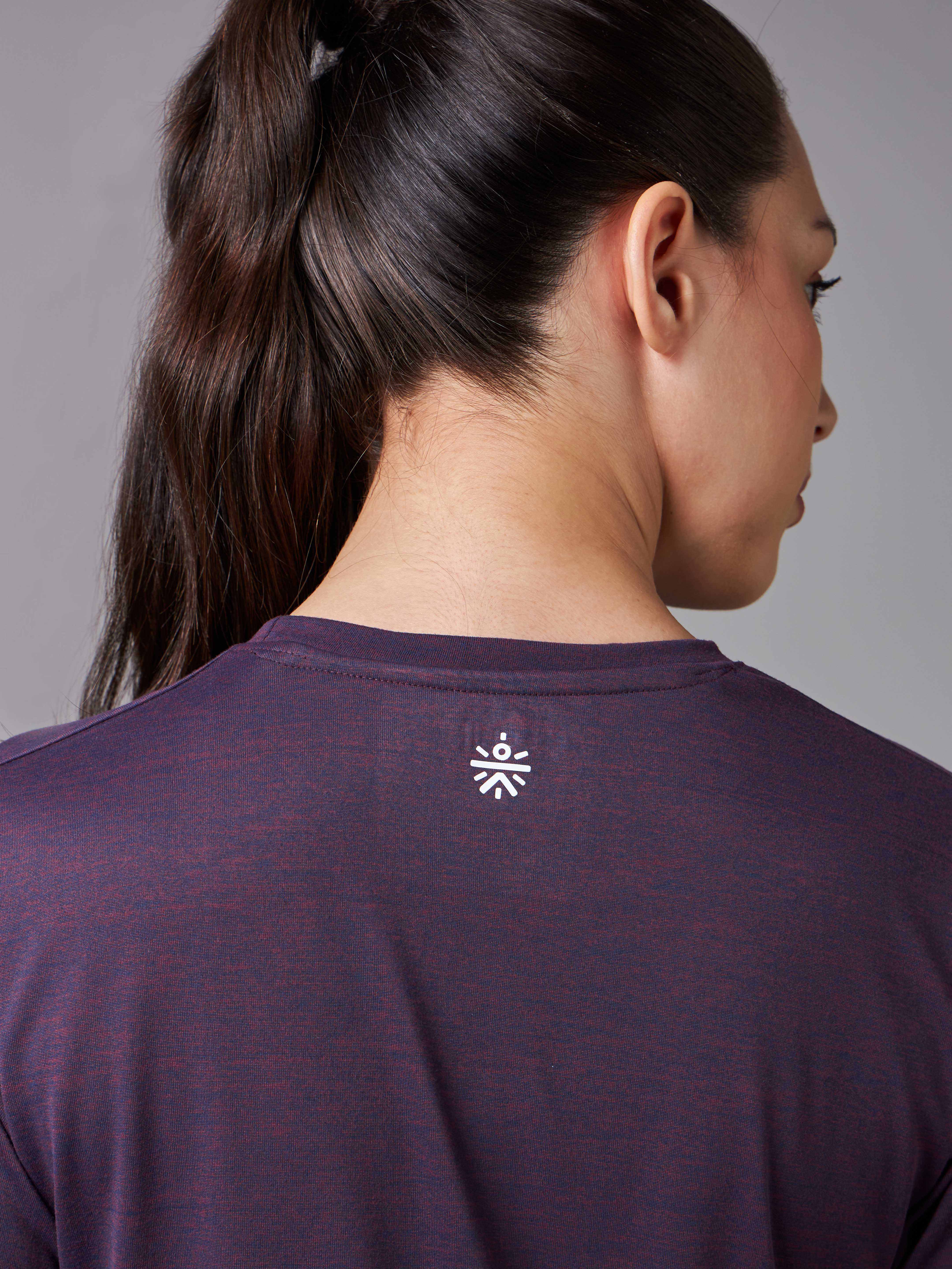 Women's All Day Workout Purple Comfortech T-shirt