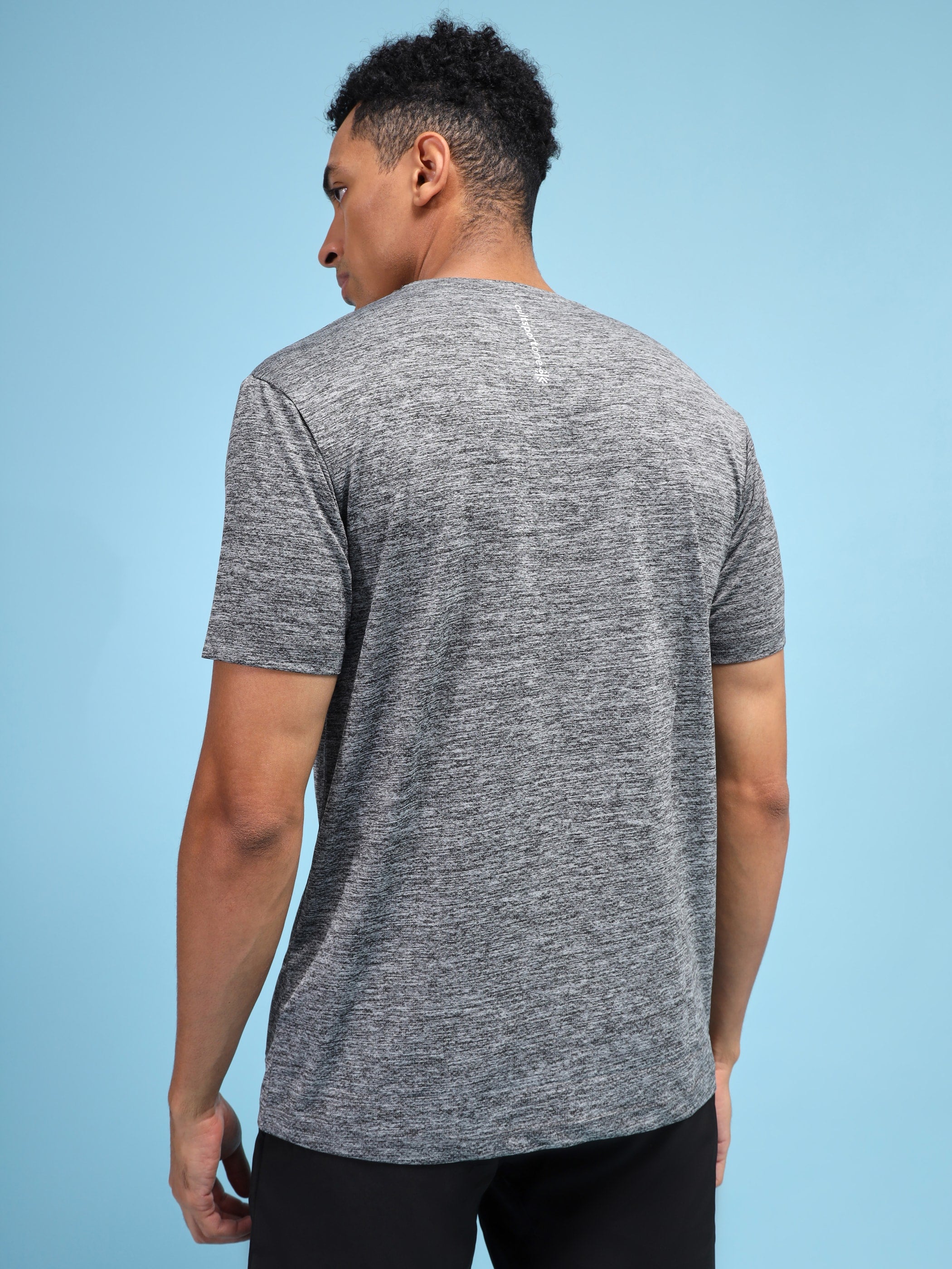 Logo Chest Graphic Workout T-shirt