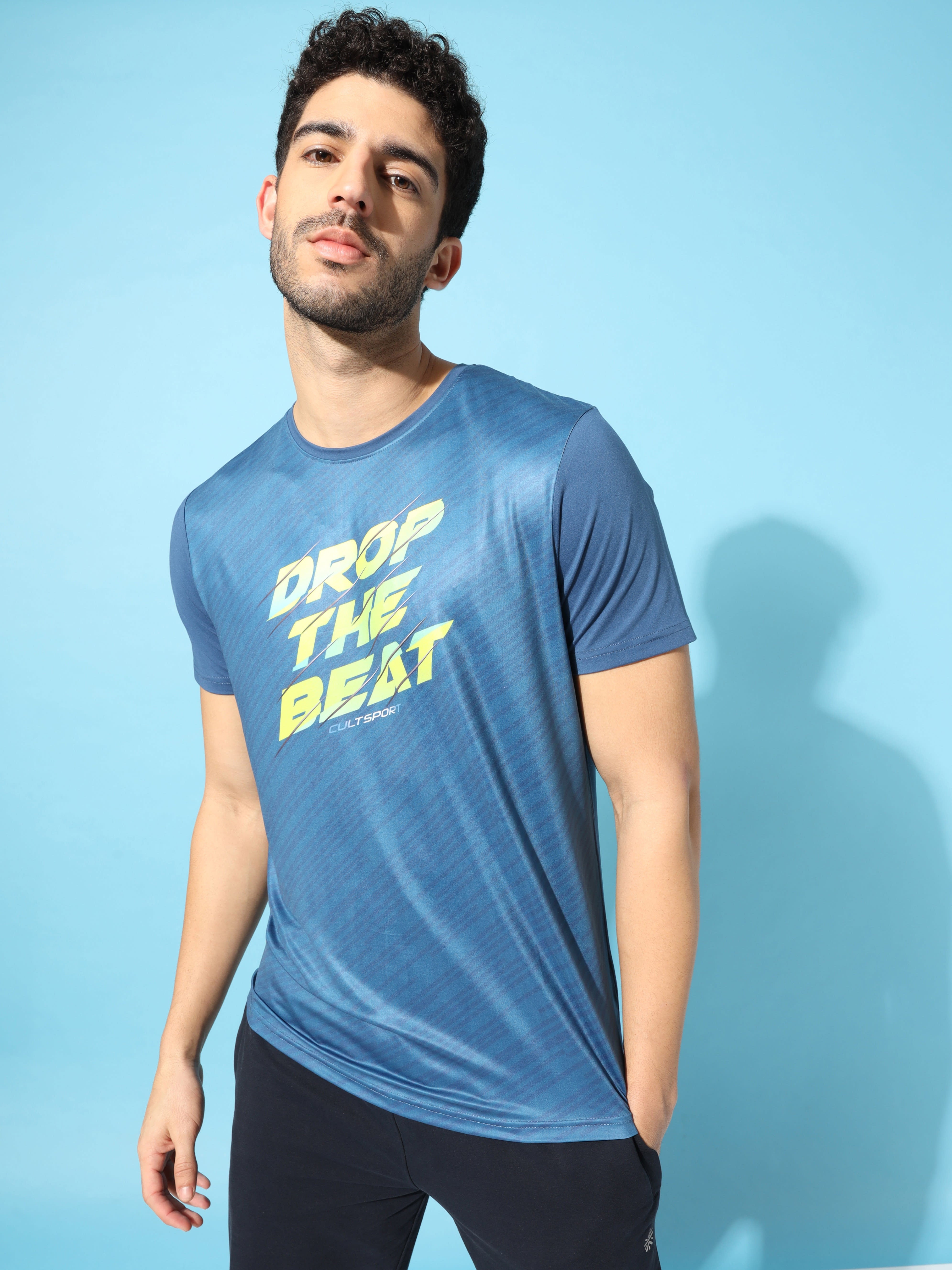 Dance Graphic Print Workout T-shirt